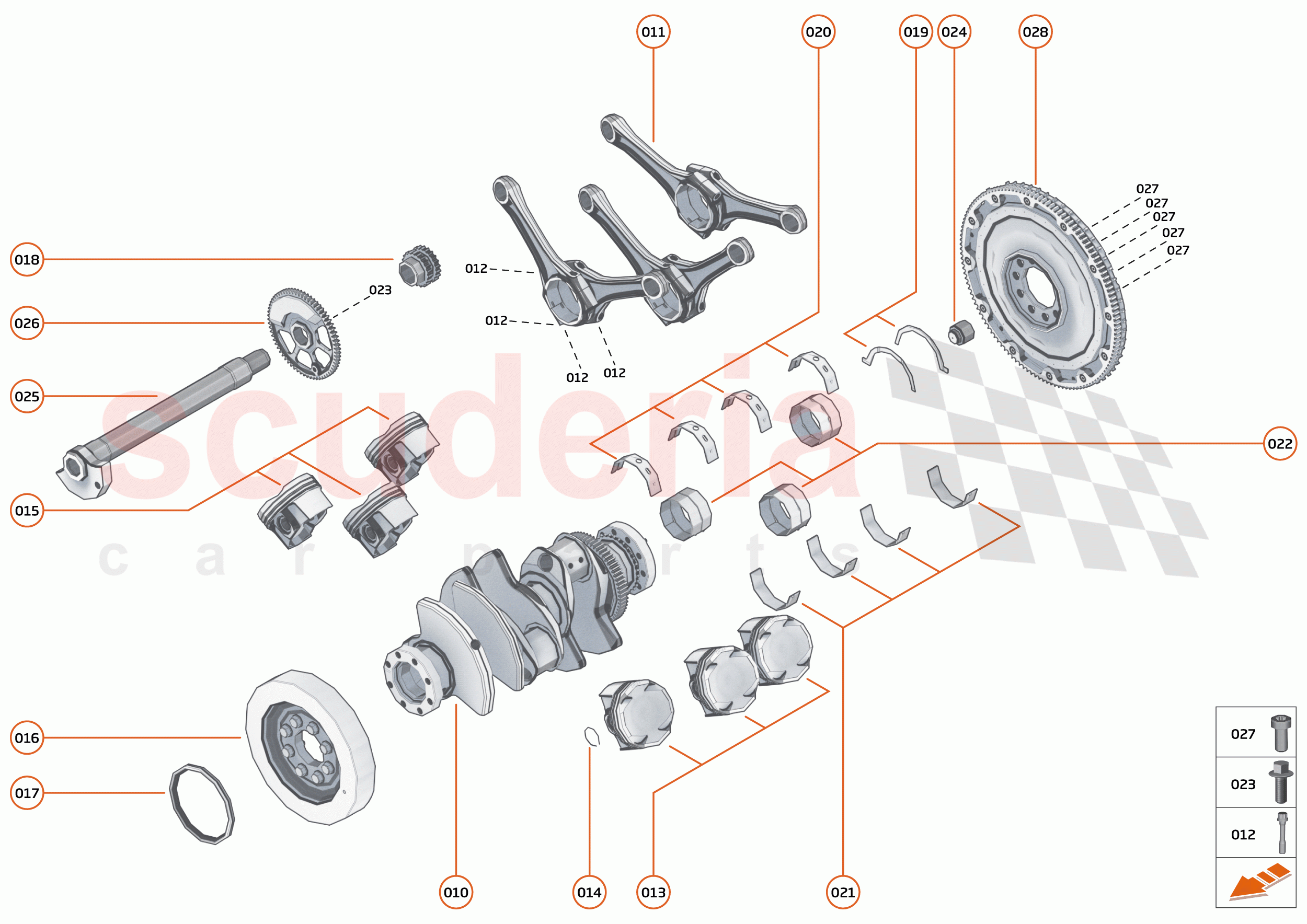 23 - ENGINE - 23.1 - SYSTEM - CRANKTRAIN of McLaren McLaren Artura