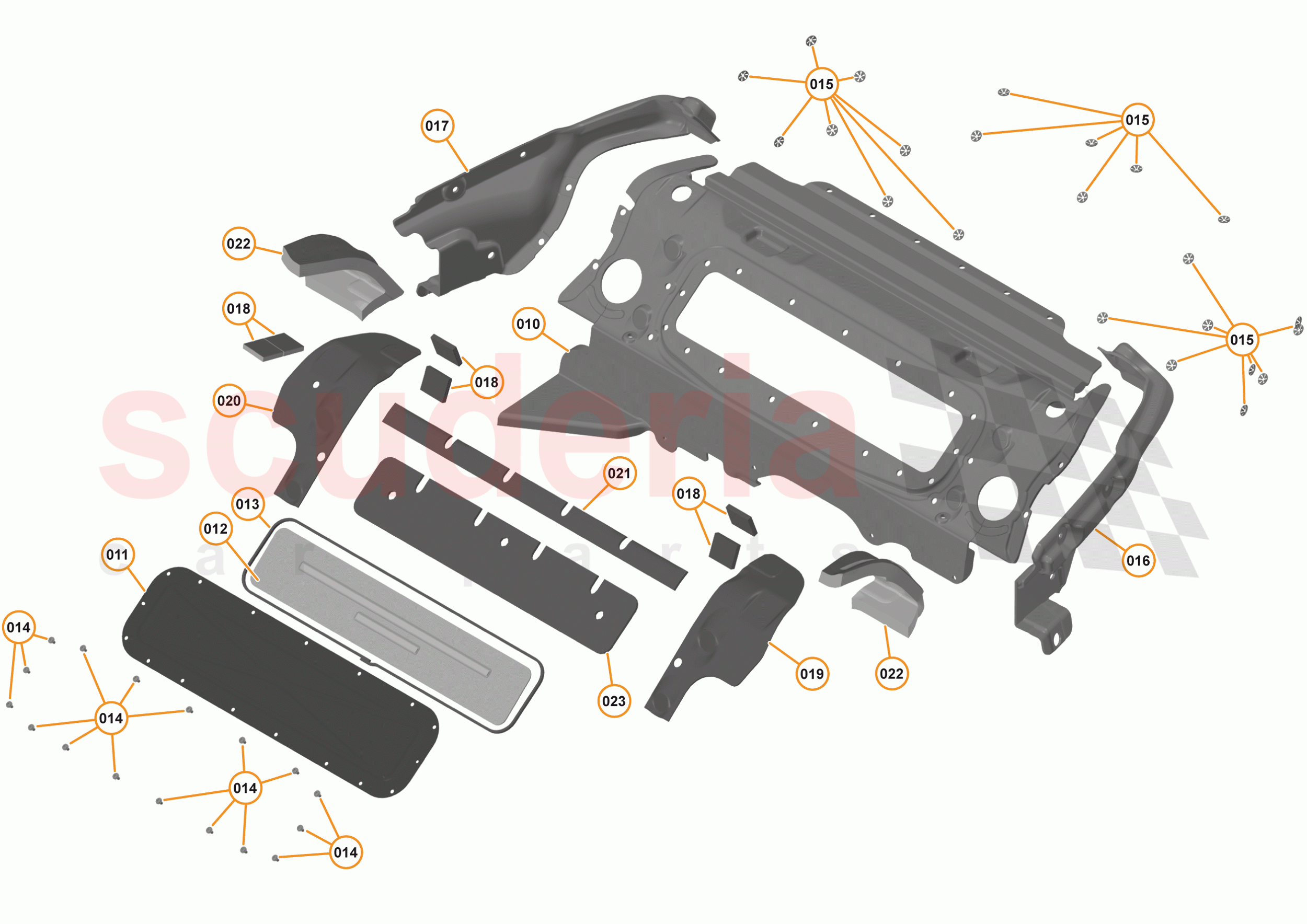 5 - PANELS - 5.5 - BULKHEAD of McLaren McLaren 570GT