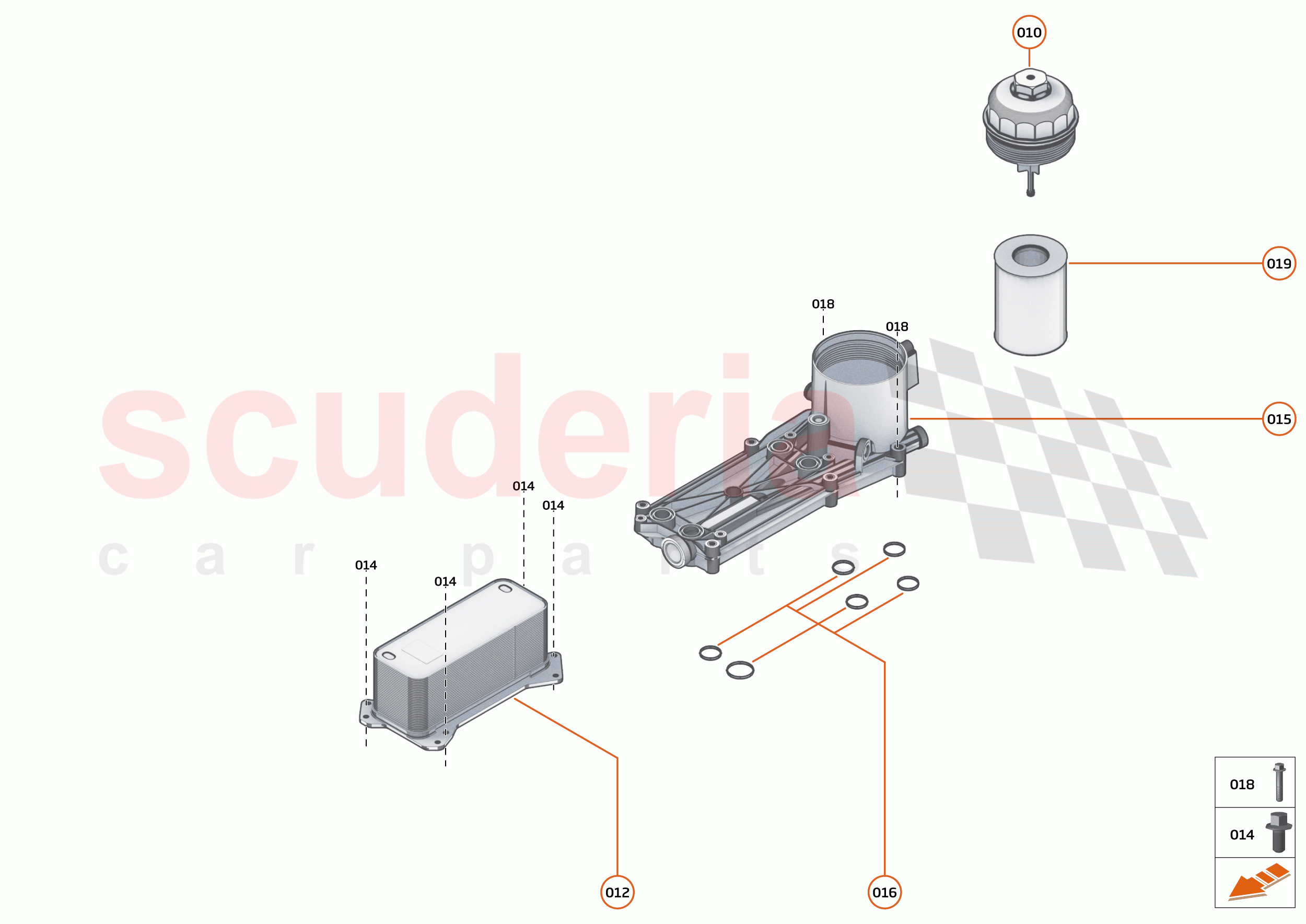 32 - ENGINE - 32.2 - OIL FILTER ASSEMBLY & COOLER of McLaren McLaren 620R