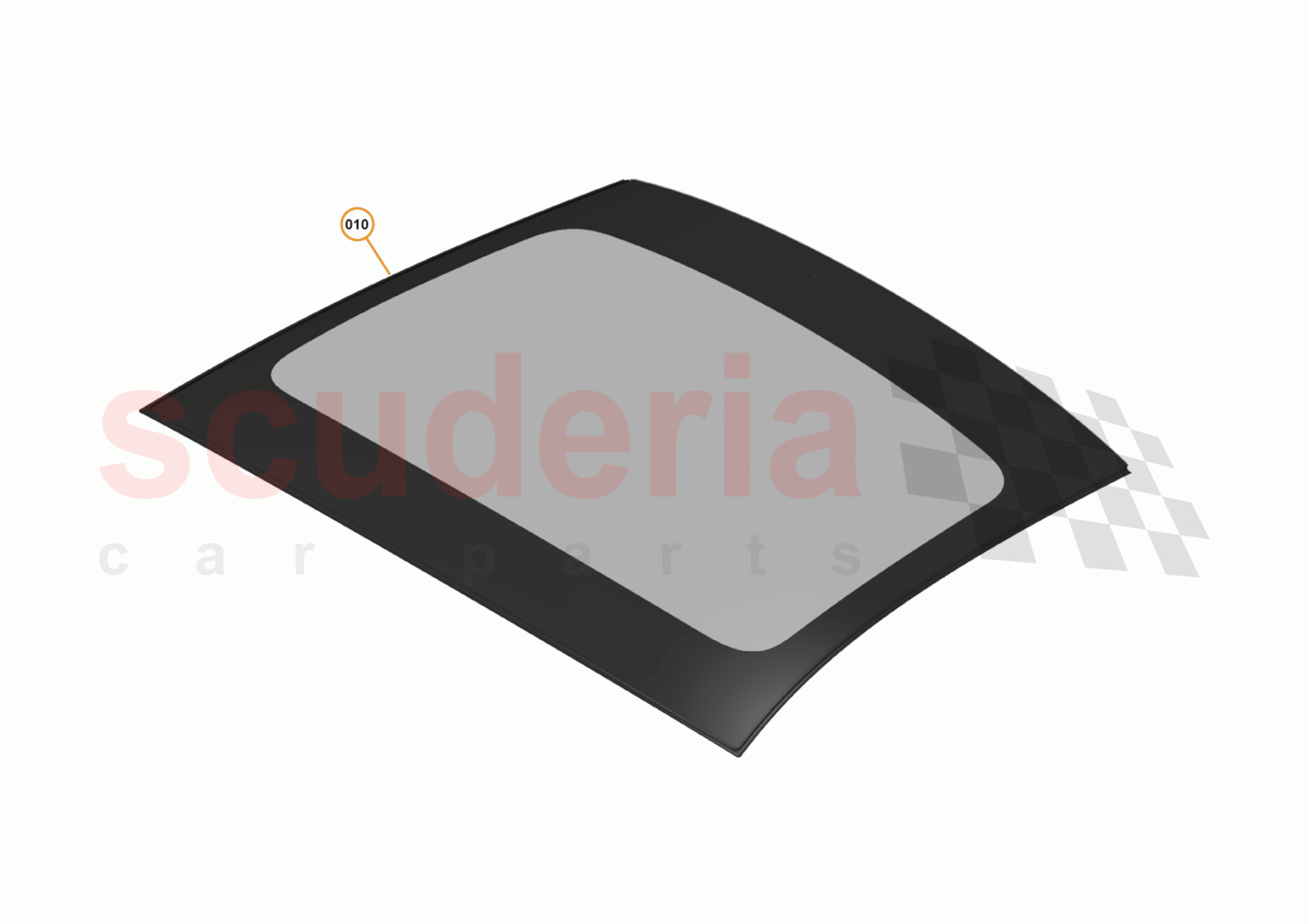 9 - GLAZING - EXTERIOR - 9.2 - GLAZED ROOF - FIXED of McLaren McLaren 570GT