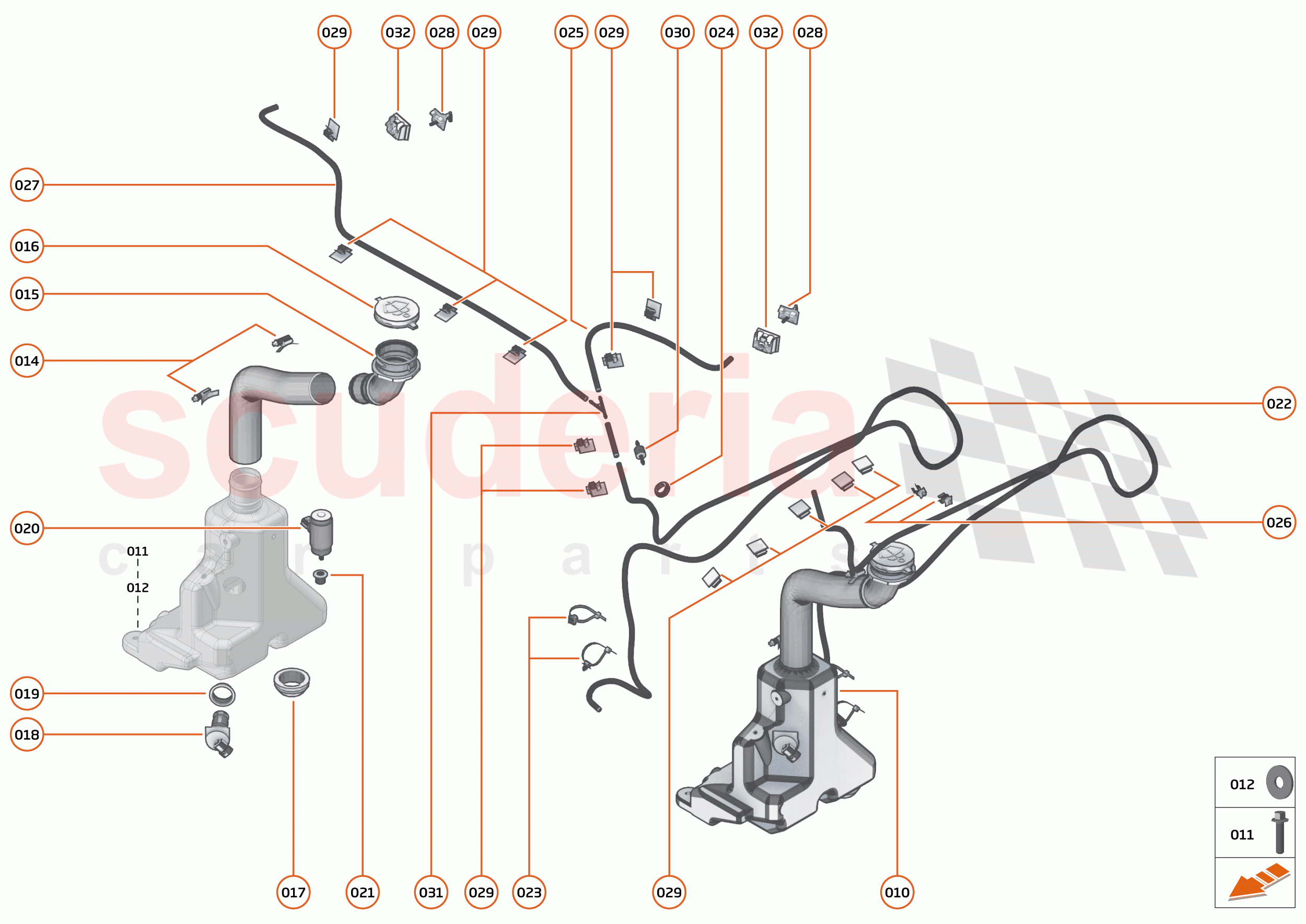 14 - WIPERS & WASHER SYSTEM - 14.1 - WASHER SYSTEM of McLaren McLaren 750S Spider