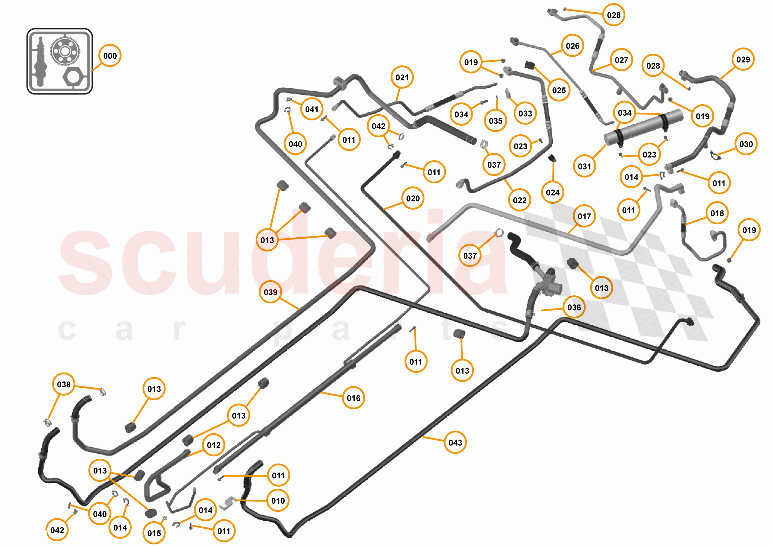 32 - FLUIDS - HVAC - 32.1 - HVAC FLUIDS CIRCUIT of McLaren McLaren 720S Coupe