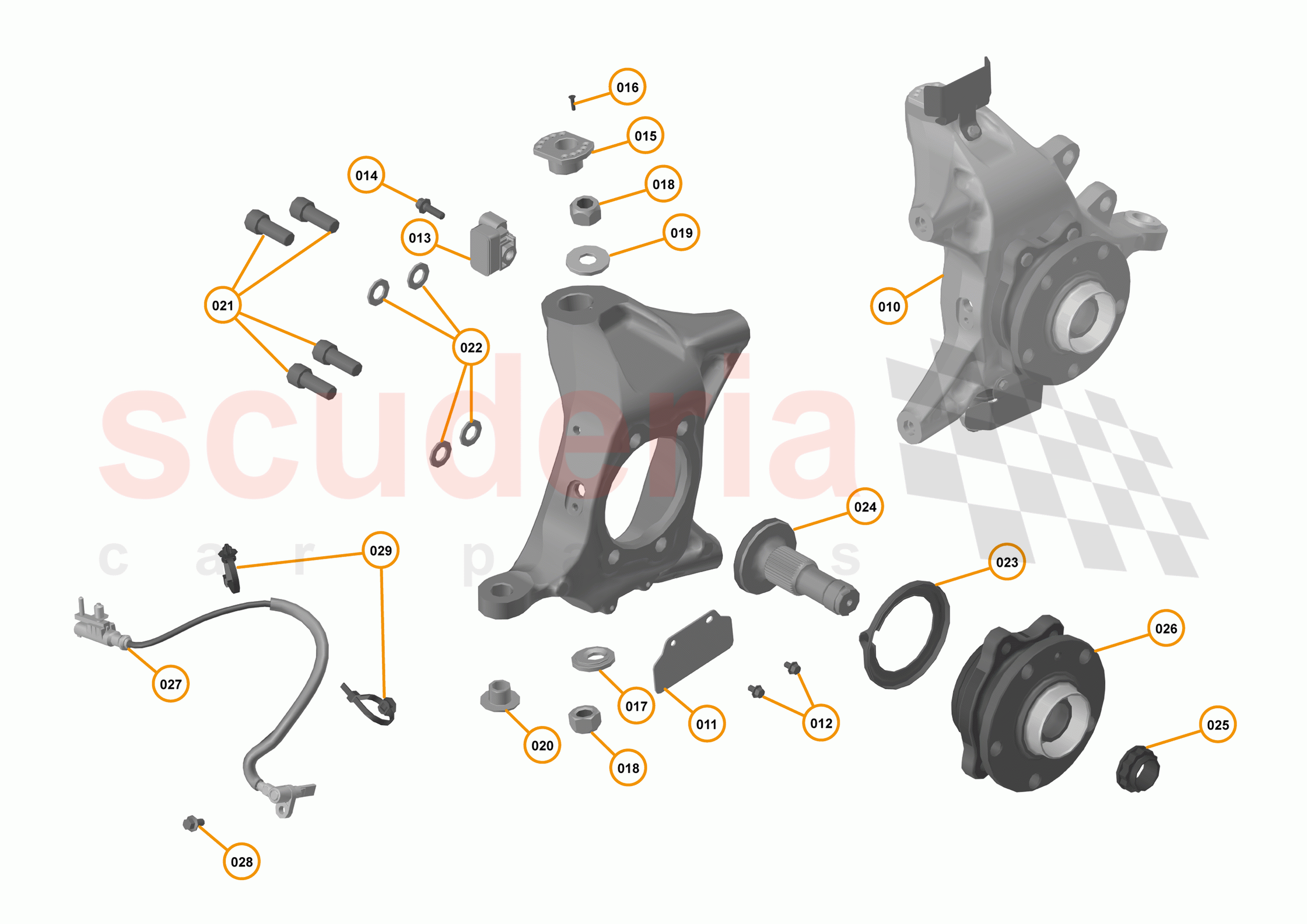 18 - SUSPENSION - FRONT - 18.2 - UPRIGHTS FRONT of McLaren McLaren 720S Coupe
