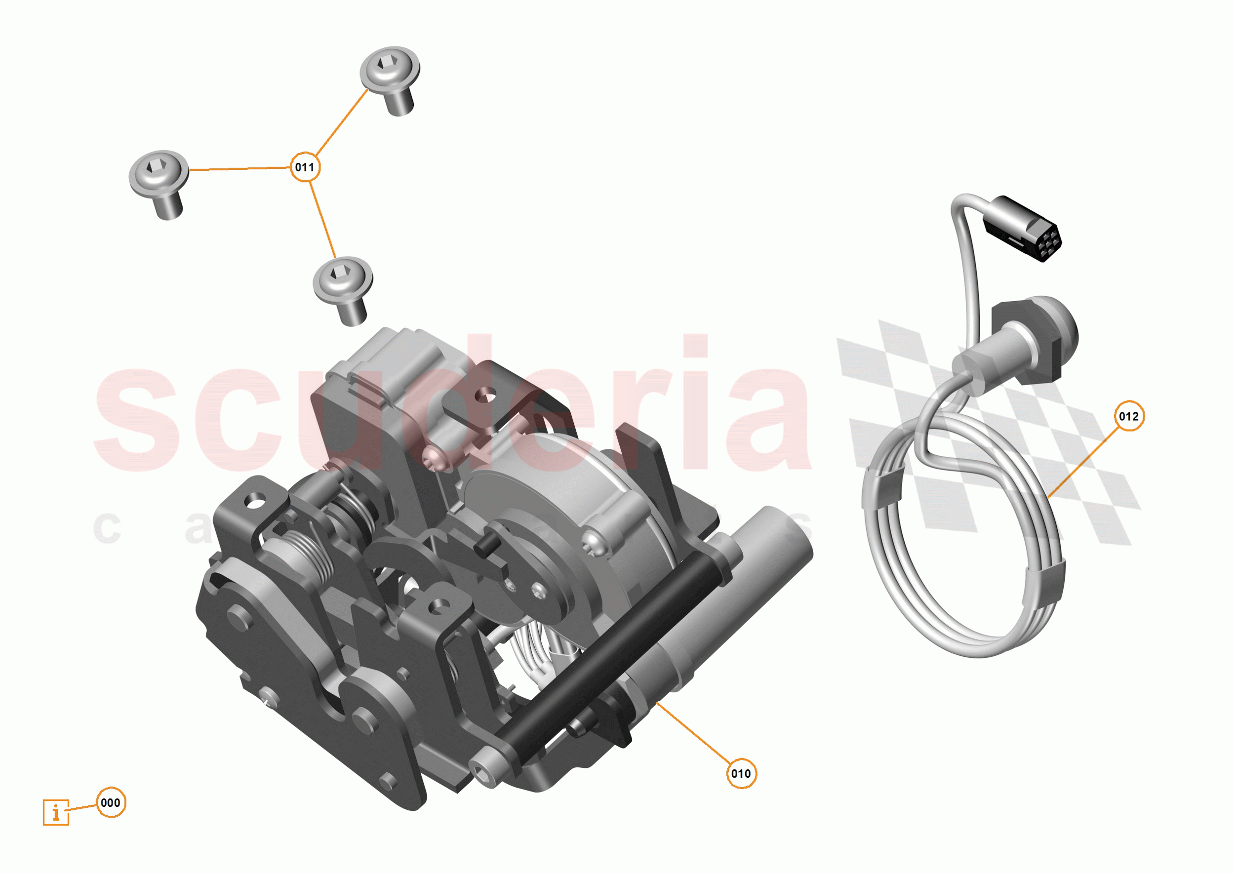 5 - CLOSURES - 5.3 - BONNET LATCH of McLaren McLaren P1 Coupe