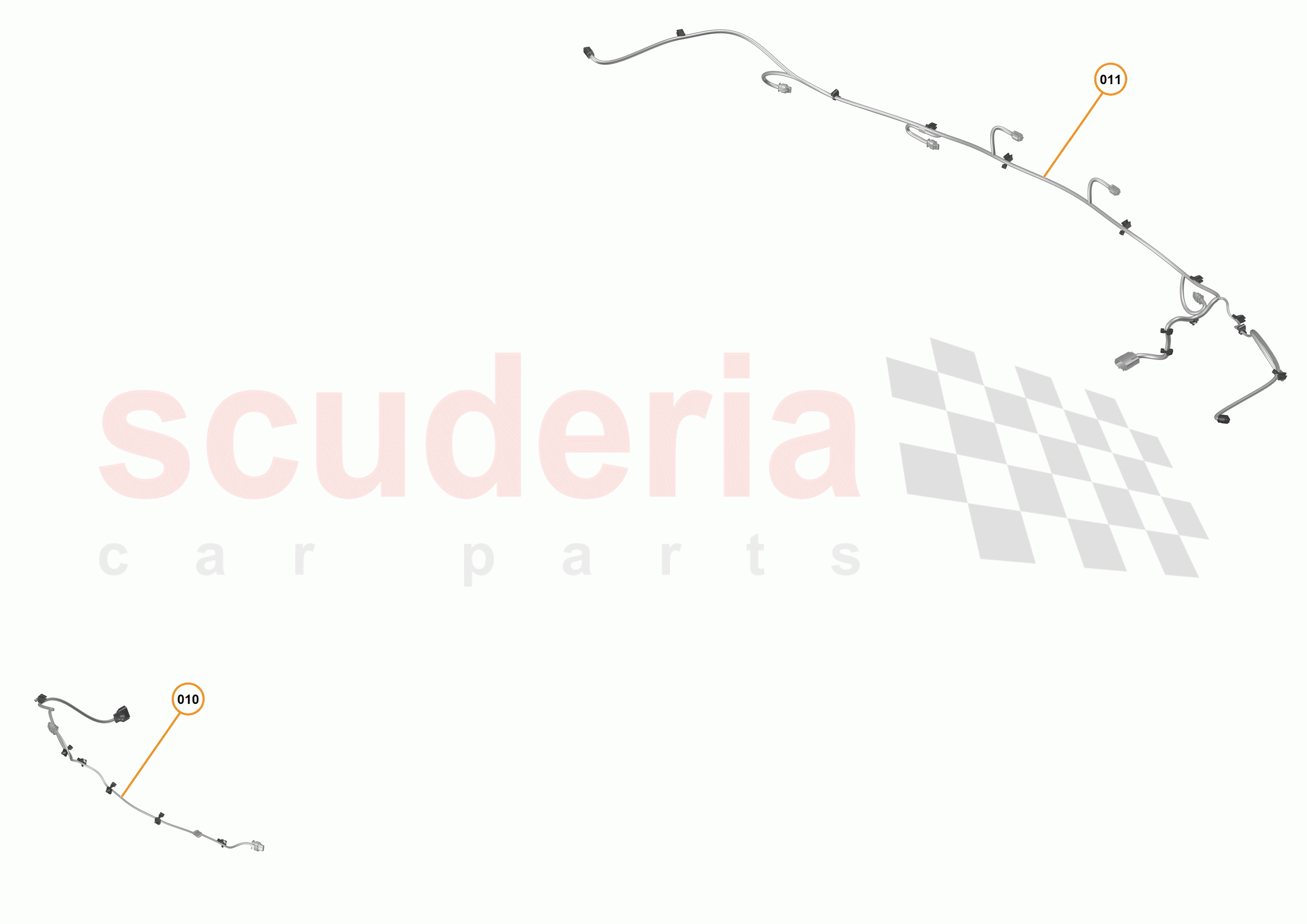 24 - M1 - ELECTRICAL DISTRIBUTION - 24.4 - 01 - ELECTRICAL DISTRIBUTION - BUMPERS of McLaren McLaren 675LT Coupe