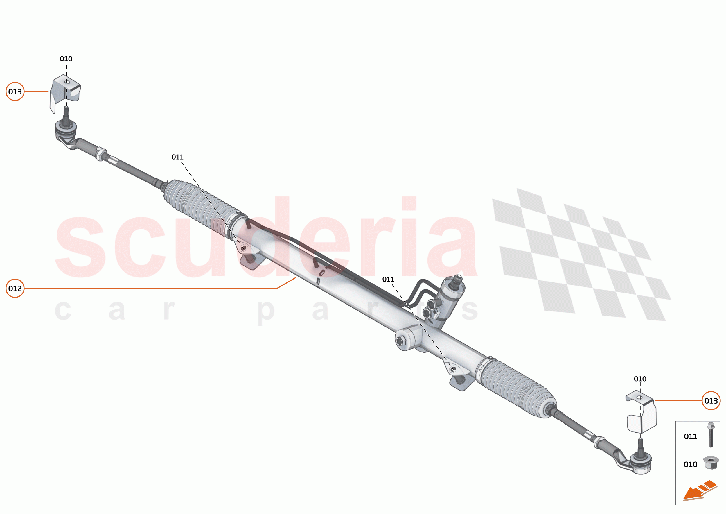 26 - STEERING - 26.3 - STEERING RACK of McLaren McLaren 600LT