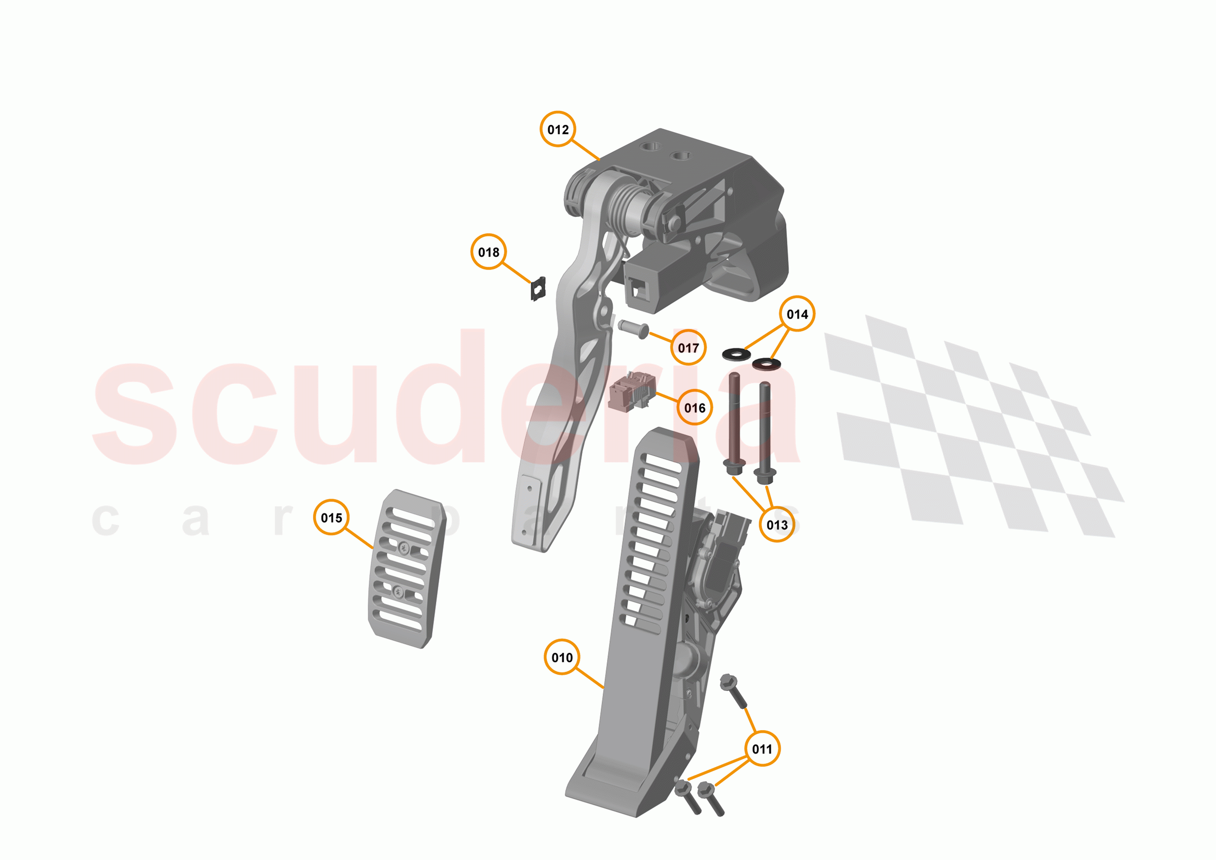 25 - BRAKES - SYSTEMS - 25.1 - PEDAL BOX of McLaren McLaren 720S Coupe