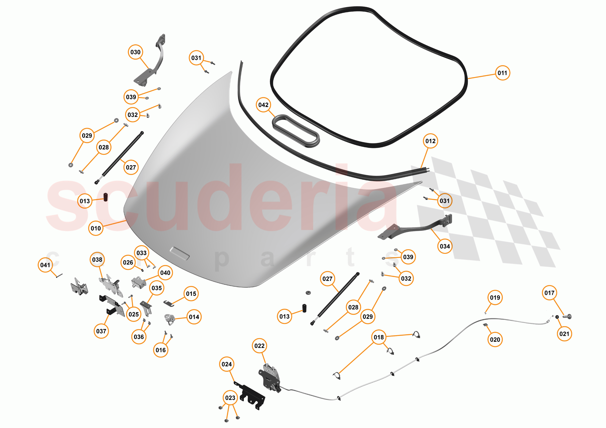 3 - A3 -CLOSURES - 3.1 - 01 - BONNET of McLaren McLaren 675LT Coupe