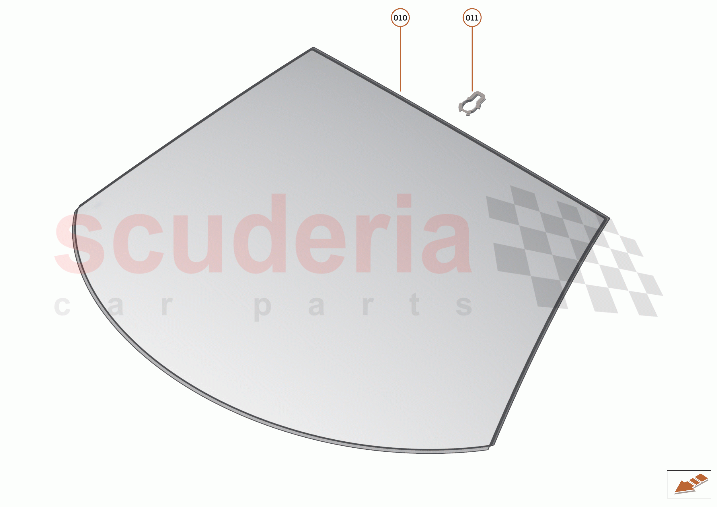 9 - GLAZING - 9.1 - WINDSCREEN of McLaren McLaren 620R