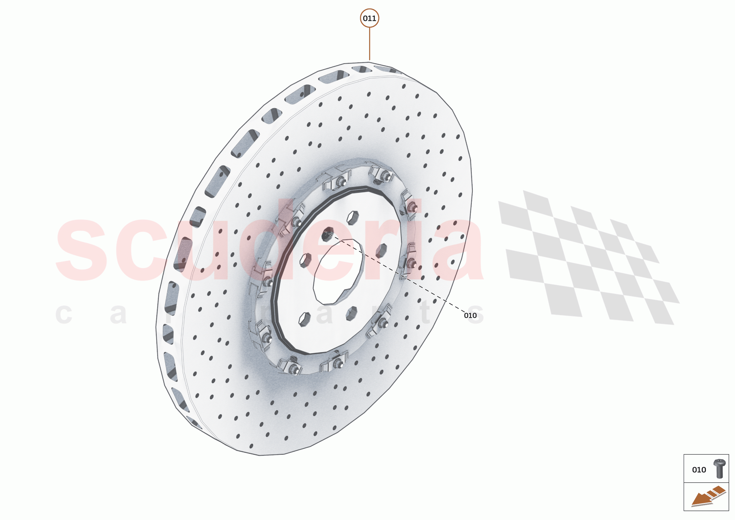 22 - BRAKES - FRONT - 22.1 - BRAKE DISCS FRONT of McLaren McLaren 600LT