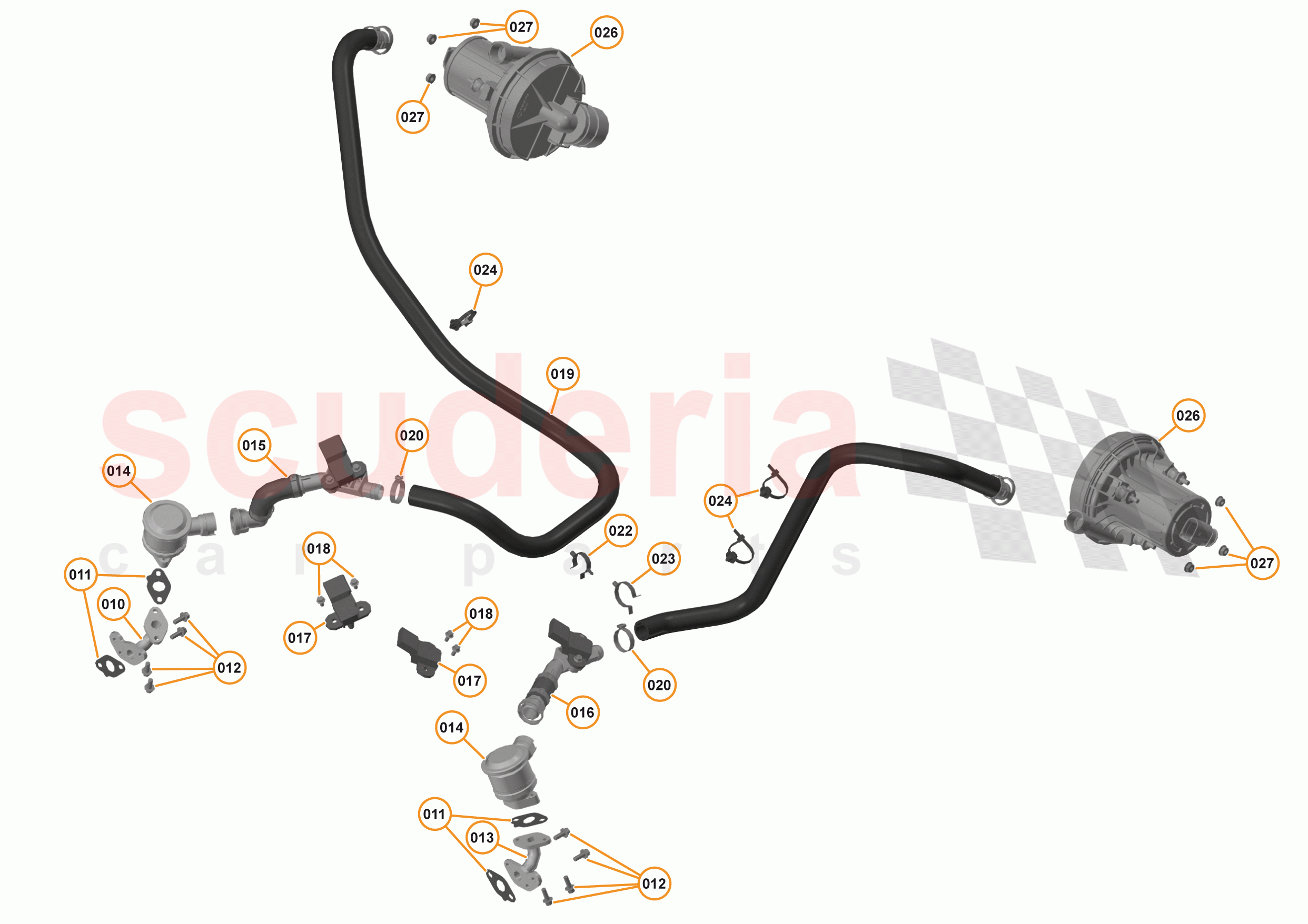 32 - ENGINE - 32.13 - SECONDARY AIR SYSTEM of McLaren McLaren 540C Coupe