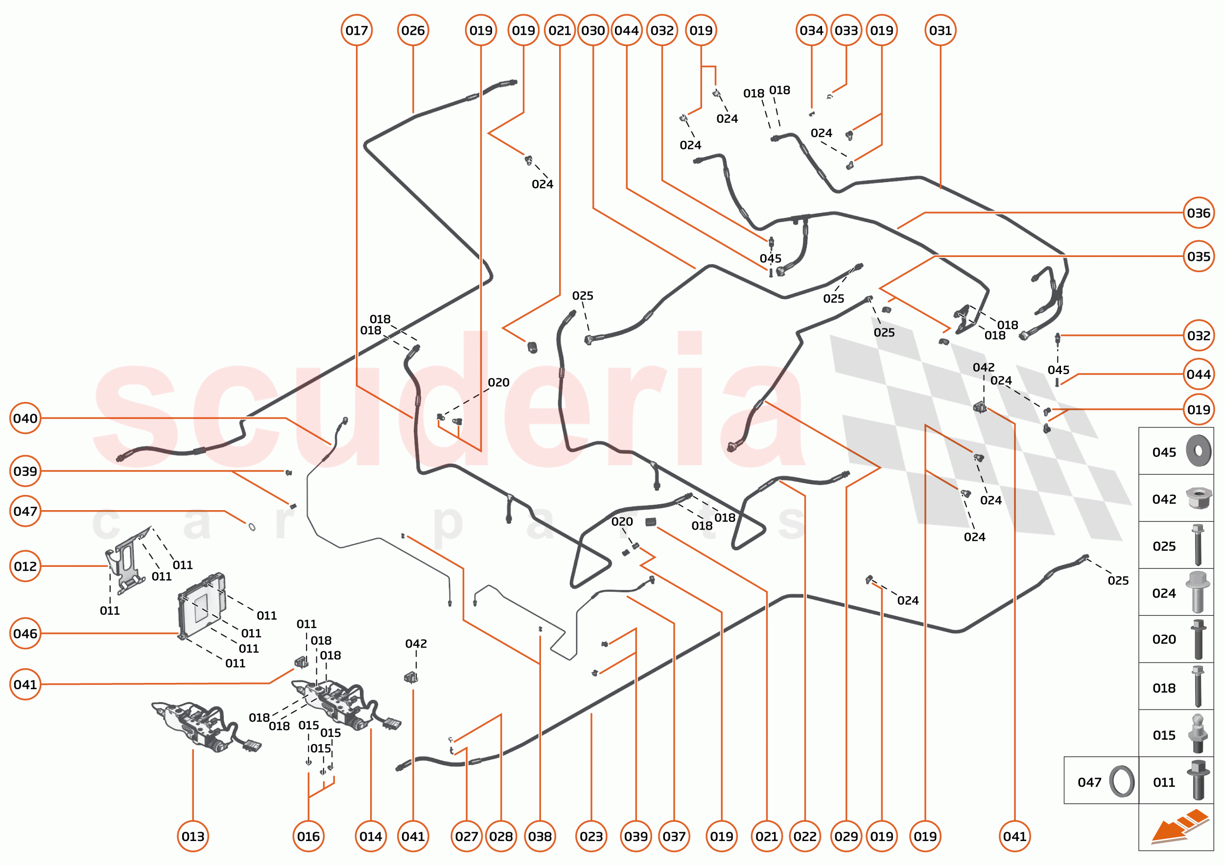 21 - SUSPENSION - SYSTEMS - 21.1 - SUSPENSION FLUID SYSTEMS of McLaren McLaren 765LT Spider