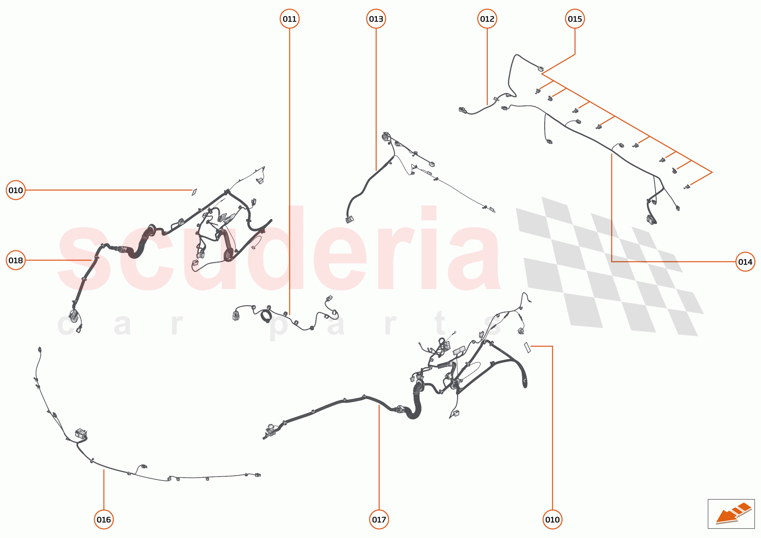 43 - WIRING HARNESS - 43.3 - NON-BODY WIRING HARNESS of McLaren McLaren 600LT Spider