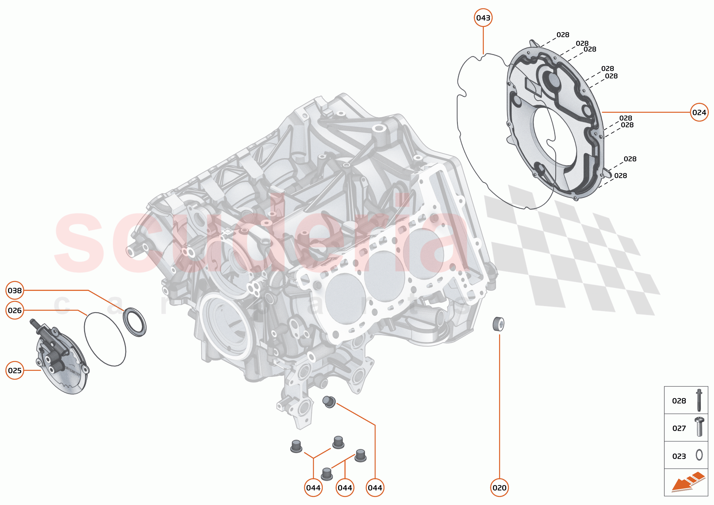 22 - ENGINE - 22.8 - IC ENGINE - CYLINDER BLOCK of McLaren McLaren Artura