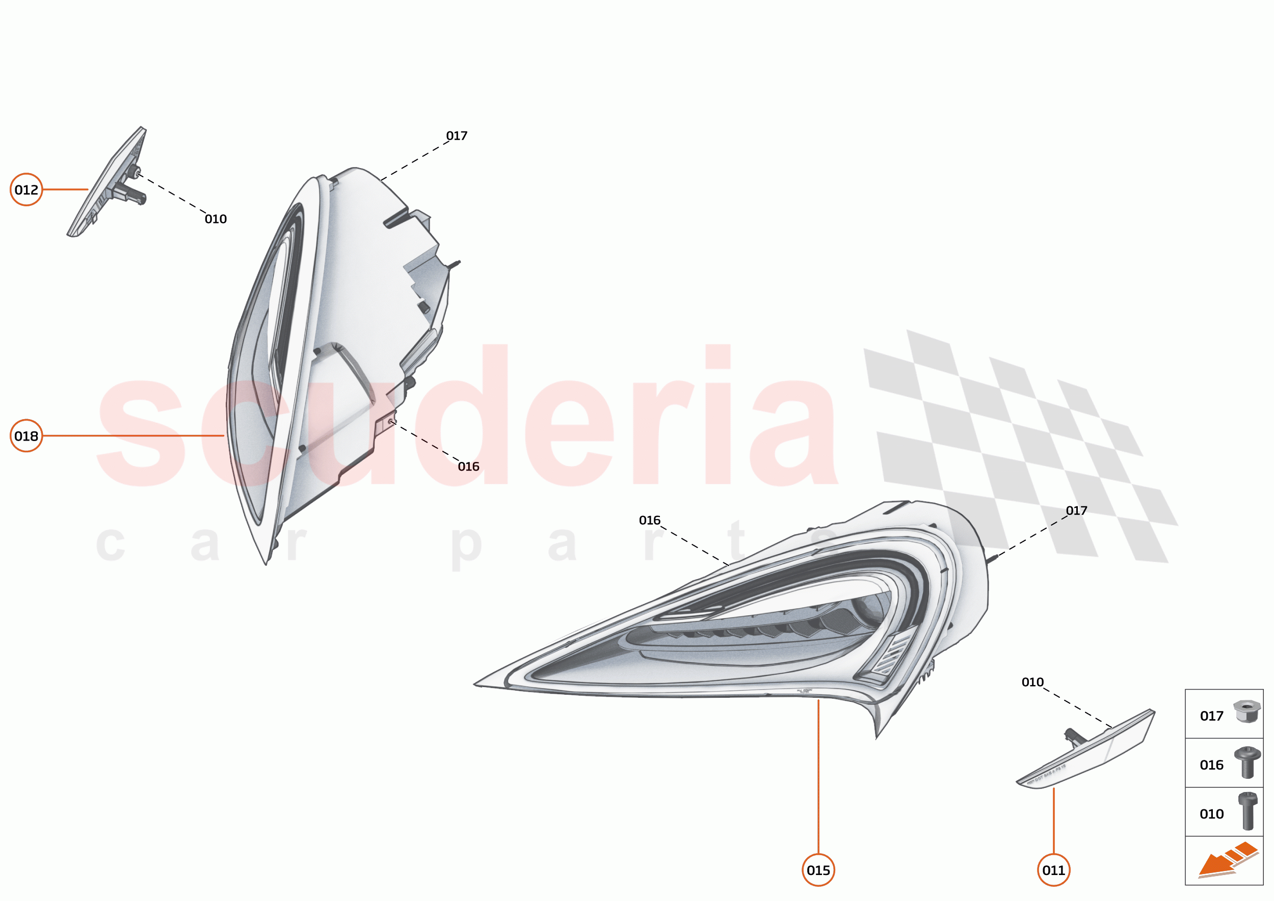 10 - LIGHTS - 10.1 - FRONT LIGHTS of McLaren McLaren 620R