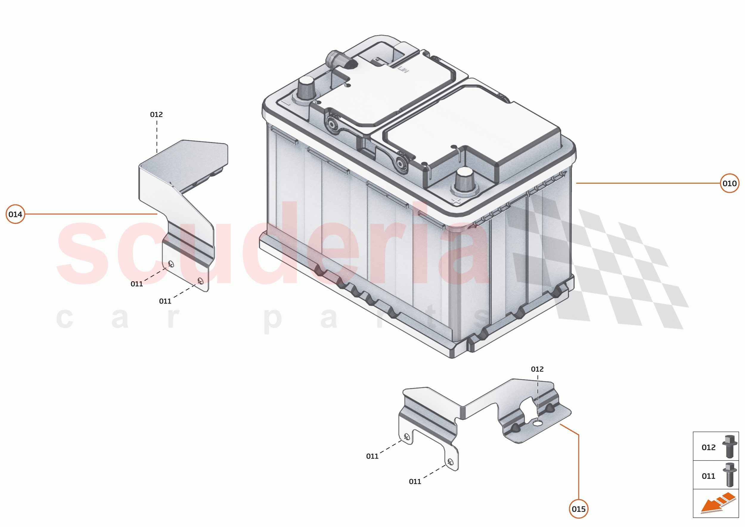 38 - ELECTRICAL HARDWARE - 38.1 - BATTERY of McLaren McLaren GT