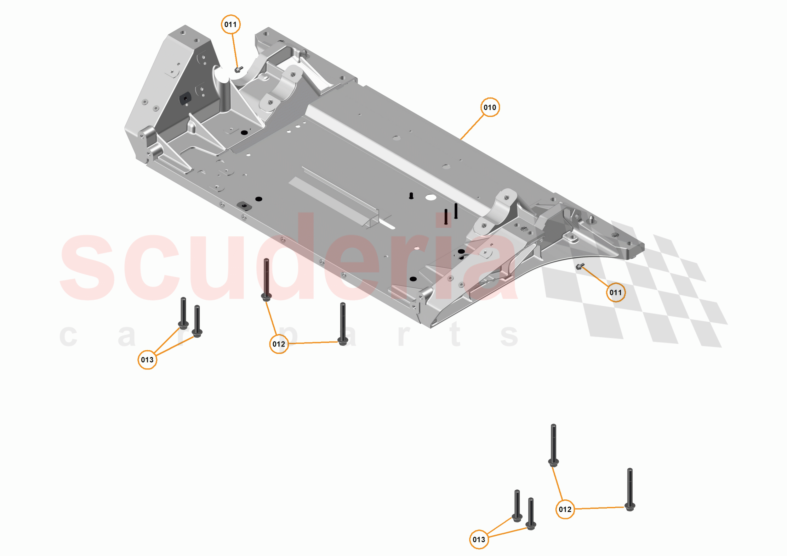 1 - FRONT STRUCTURES - 1.2 - FRONT SUBFRAME of McLaren McLaren P1 Coupe
