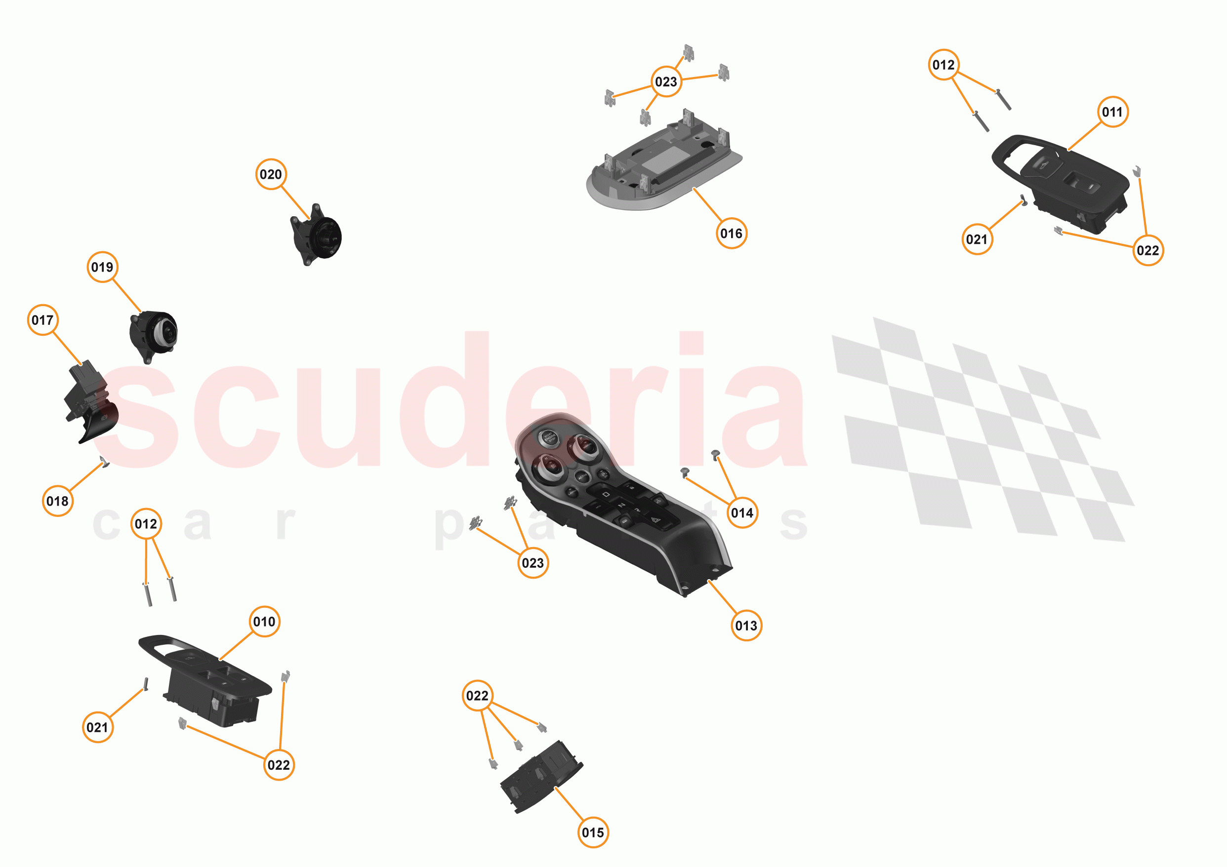 46 - ELECTRICAL SYSTEMS - 46.1 - INTERIOR SWITCHES of McLaren McLaren 570S Spider