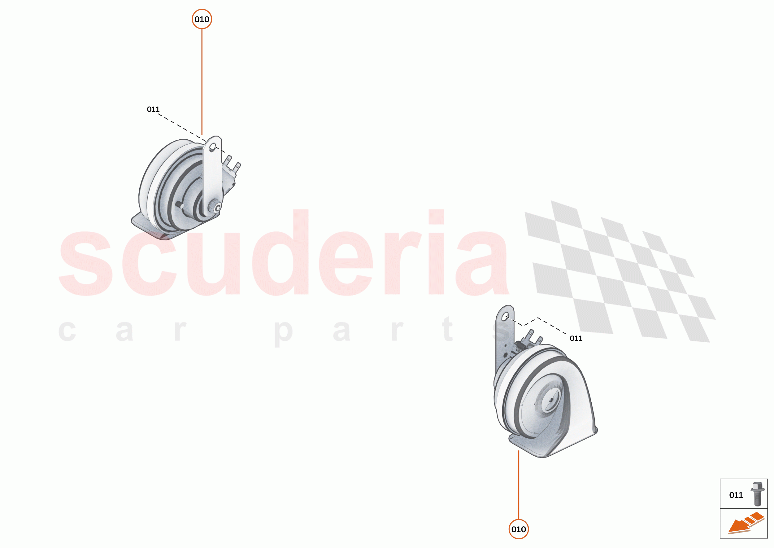 39 - ELECTRICAL SYSTEMS - 39.14 - HORN of McLaren McLaren Artura