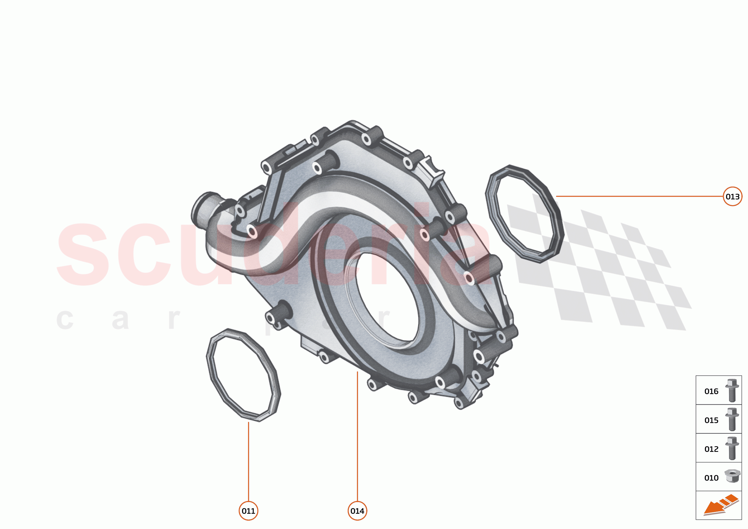 22 - ENGINE - 22.5 - FRONT COVER, TIMING GEAR & CRANKSHAFT DAMPER of McLaren McLaren GT