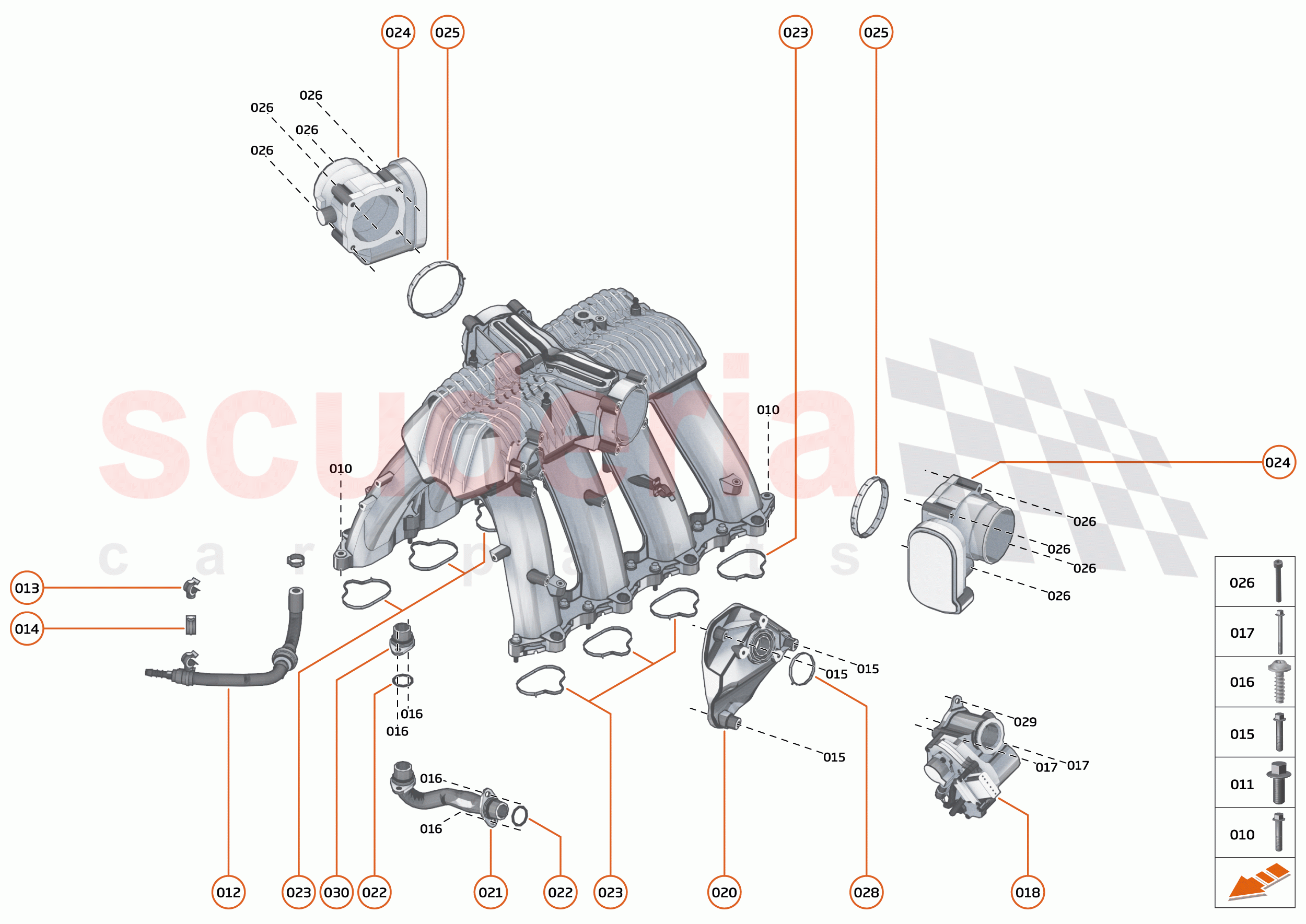 34 - ENGINE - 34.3 - INLET MANIFOLD of McLaren McLaren 600LT Spider