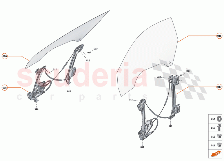 7 - GLAZING - 7.2 - DOOR GLAZING - DYNAMIC of McLaren McLaren 620R