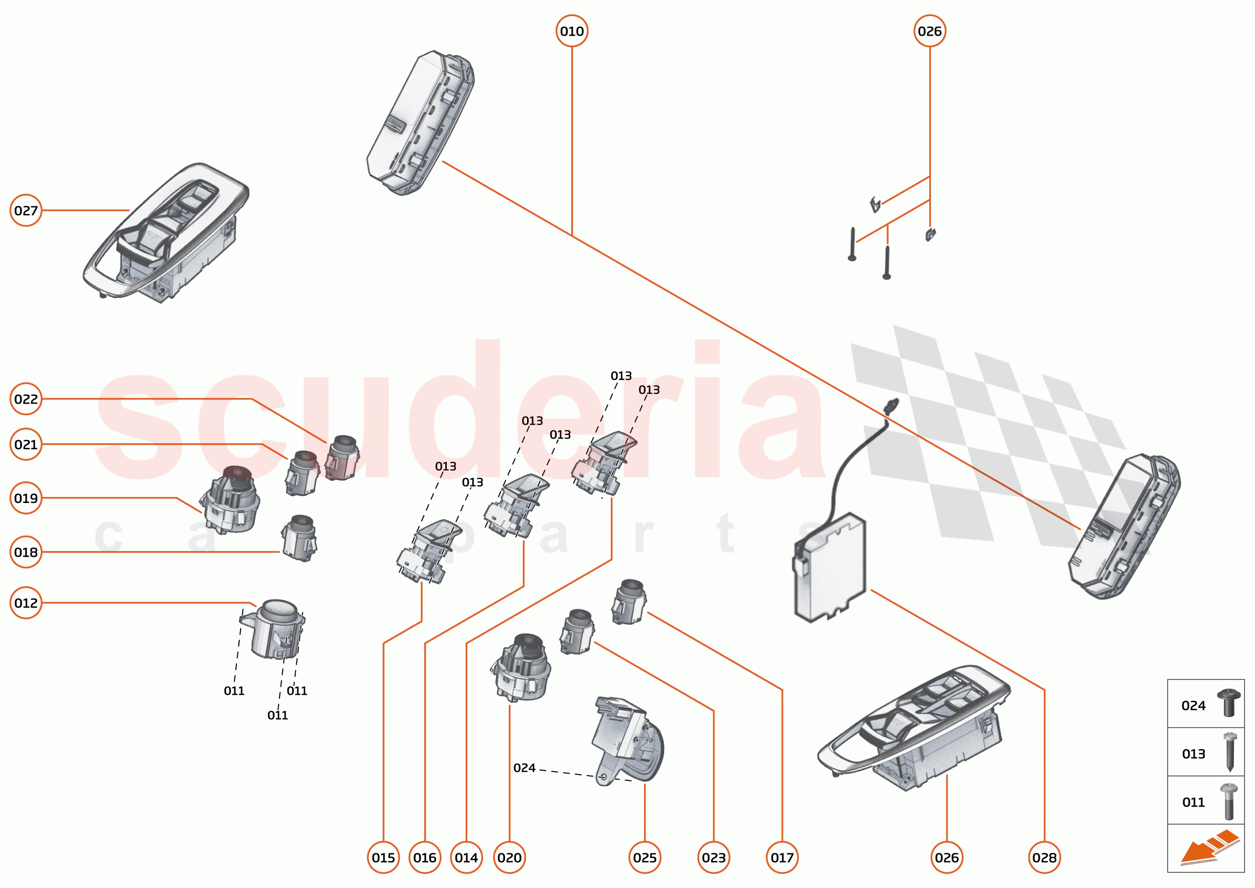 37 - ELECTRICAL SYSTEMS - 37.1 - INTERIOR SWITCHES of McLaren McLaren GT