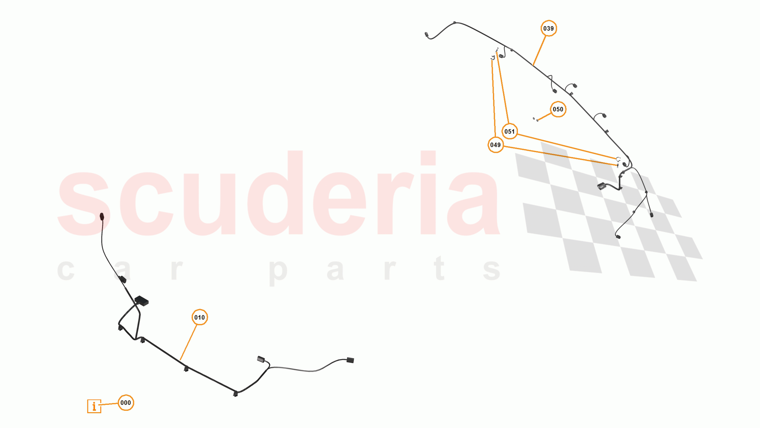23 - M1 - ELECTRICAL DISTRIBUTION - 23.4 - 01 - ELECTRICAL DISTRIBUTION - BUMPERS of McLaren McLaren 12C Coupe