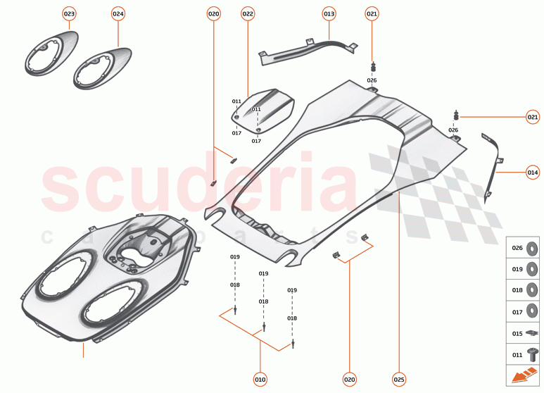 5 - PANELS - 5.6 - REAR PANELS of McLaren McLaren 600LT Spider