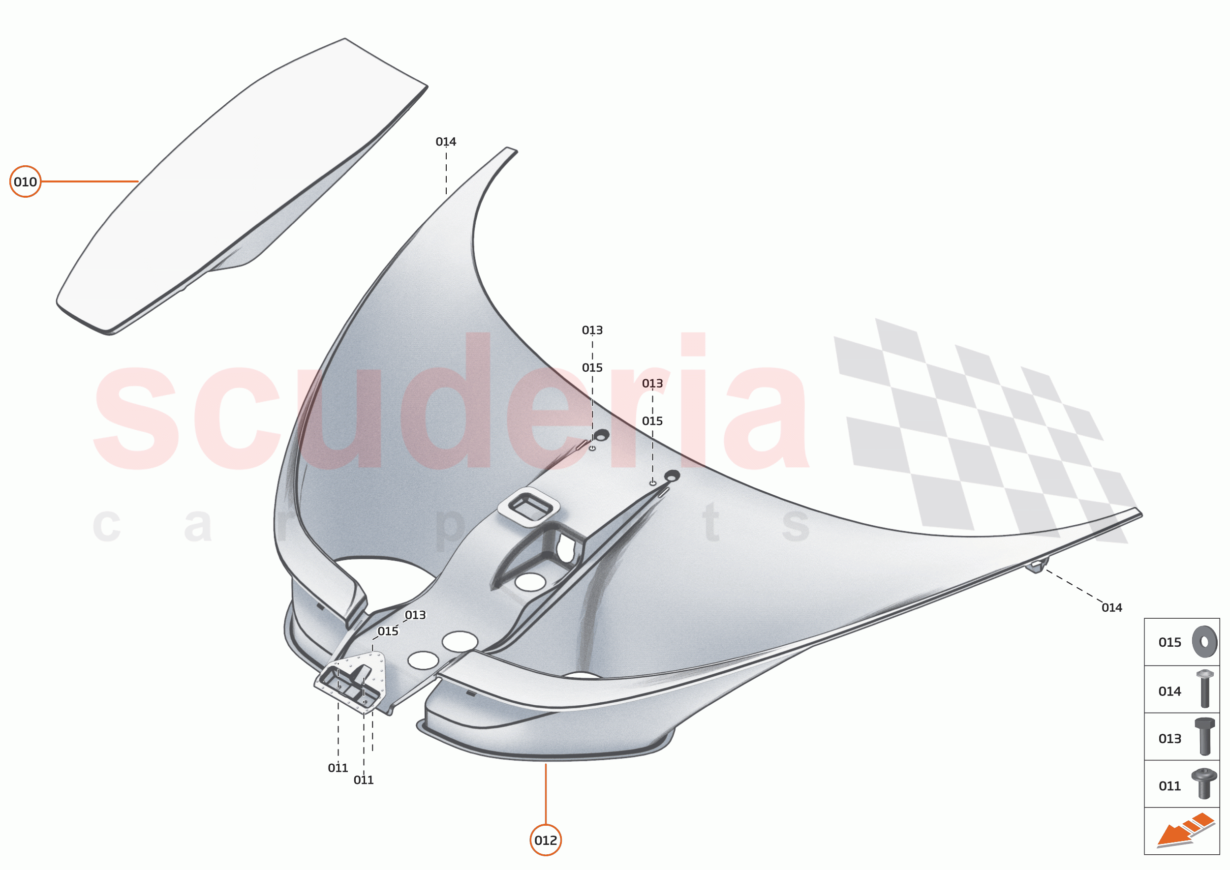 7 - CLOSURES - 7.1 - BONNET STRUCTURE of McLaren McLaren Senna