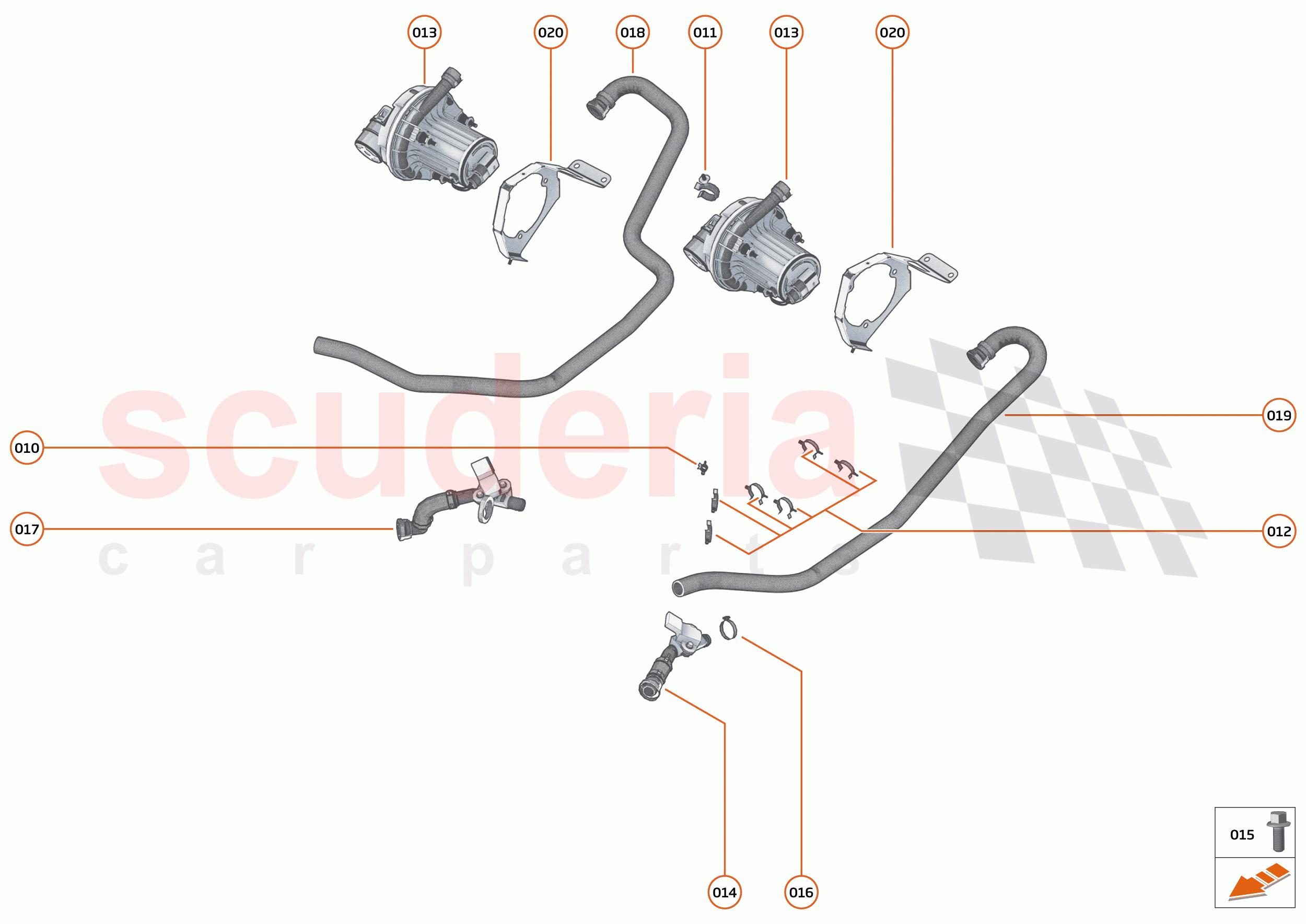 33 - ENGINE - 33.13 - SECONDARY AIR SYSTEM of McLaren McLaren 720S Spider