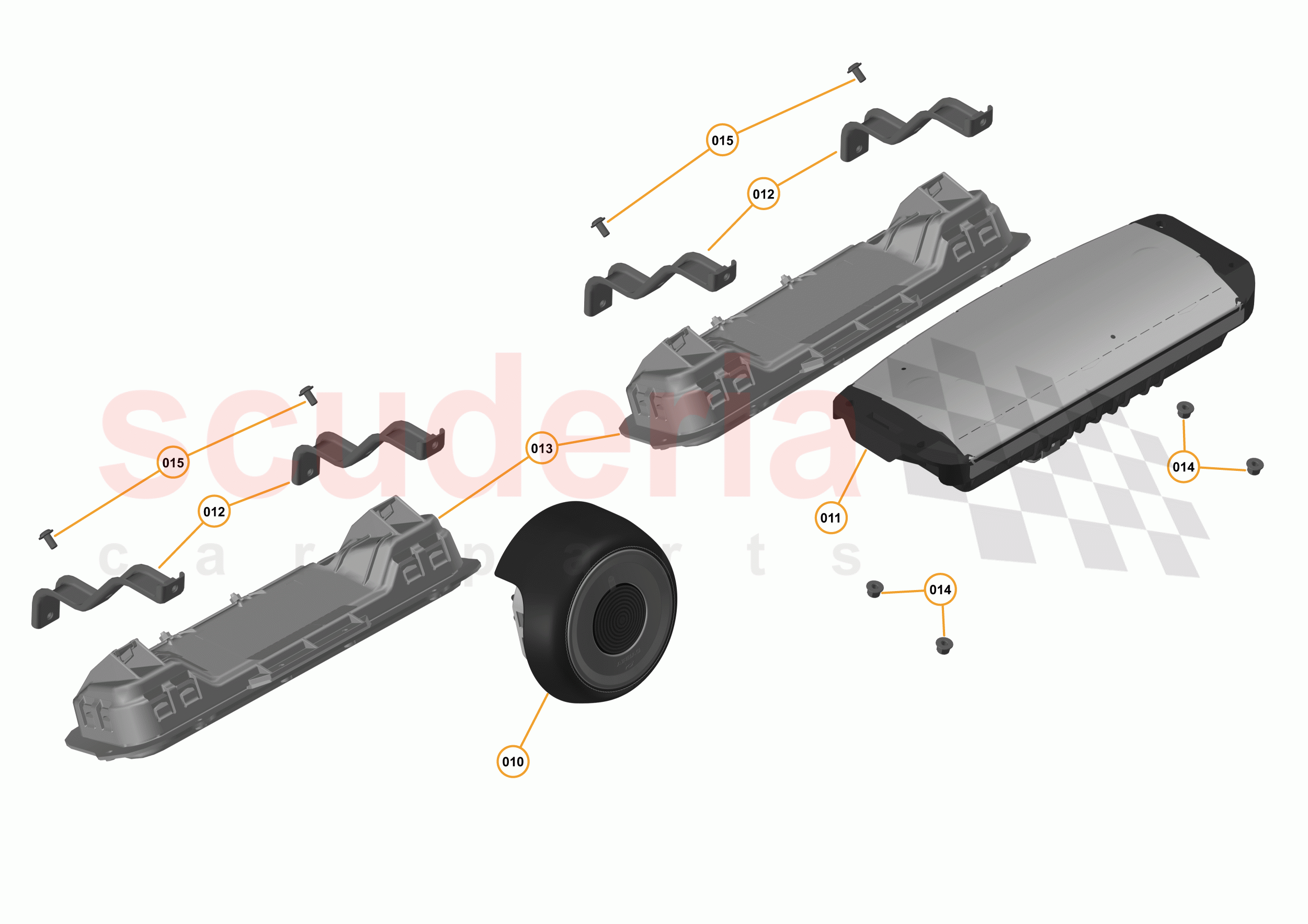 50 - INTERIOR RESTRAINTS - 50.1 - AIRBAG-STEERING WHEEL AND FACIA of McLaren McLaren P1 Coupe