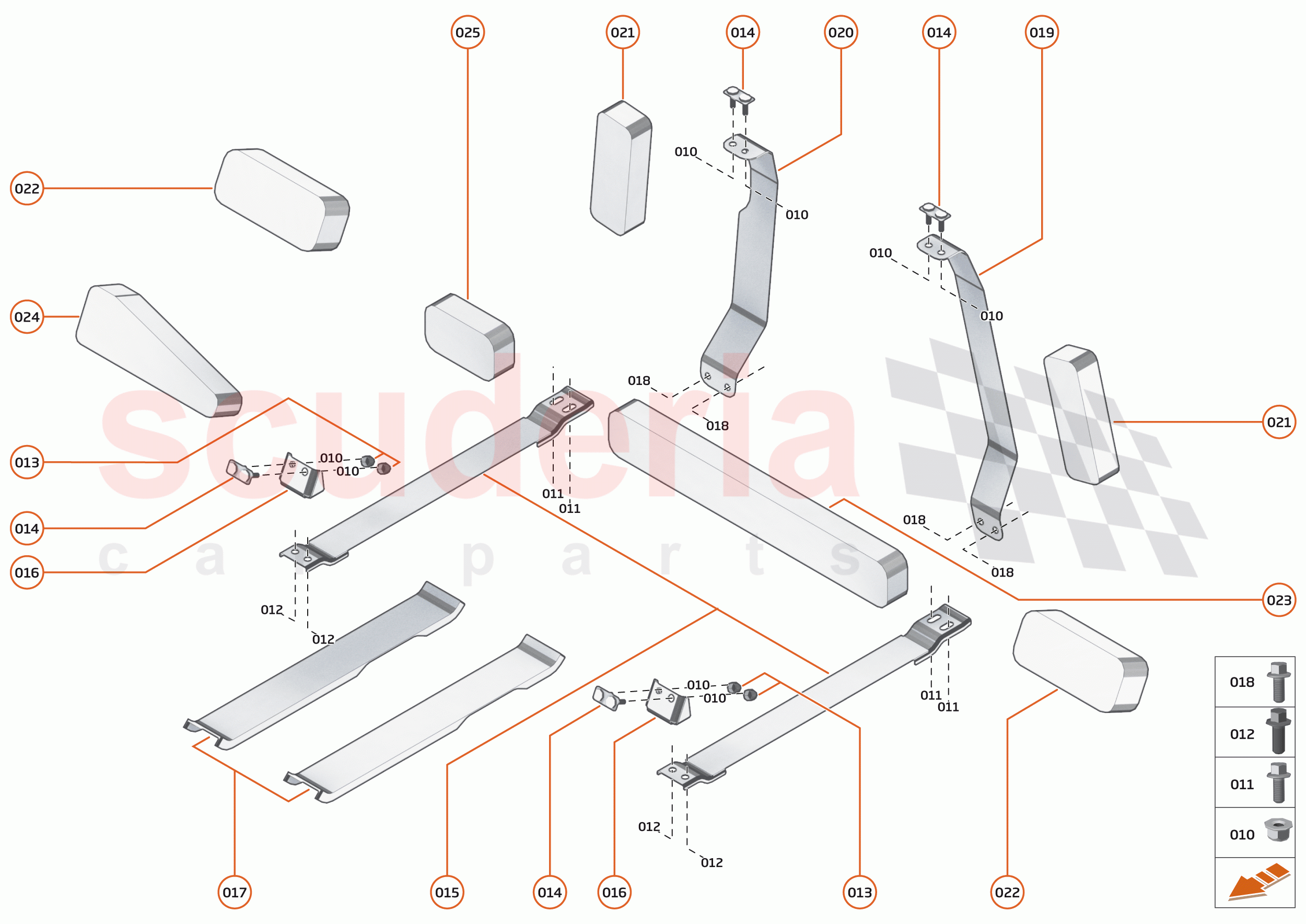 30 - FUEL SYSTEM - 30.2 - FUEL TANK RETENTION of McLaren McLaren Senna