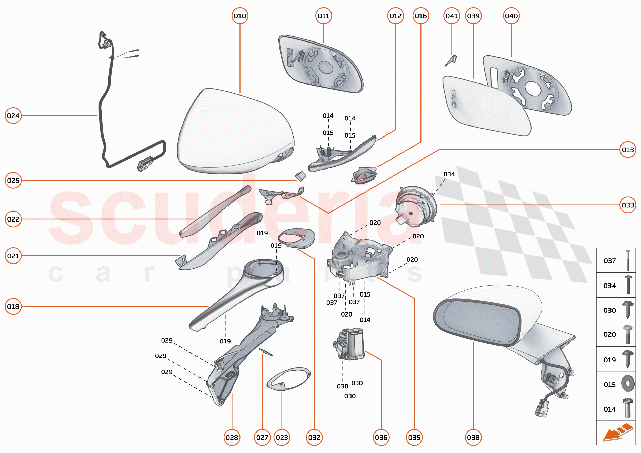 7 - CLOSURES - 7.8 - SIDE MIRRORS of McLaren McLaren 765LT Spider