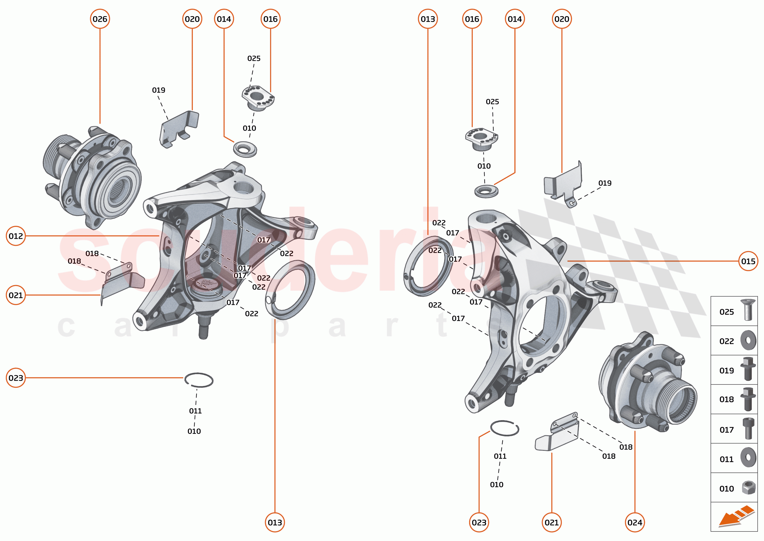 17 - SUSPENSION - REAR - 17.2 - UPRIGHTS REAR of McLaren McLaren 620R