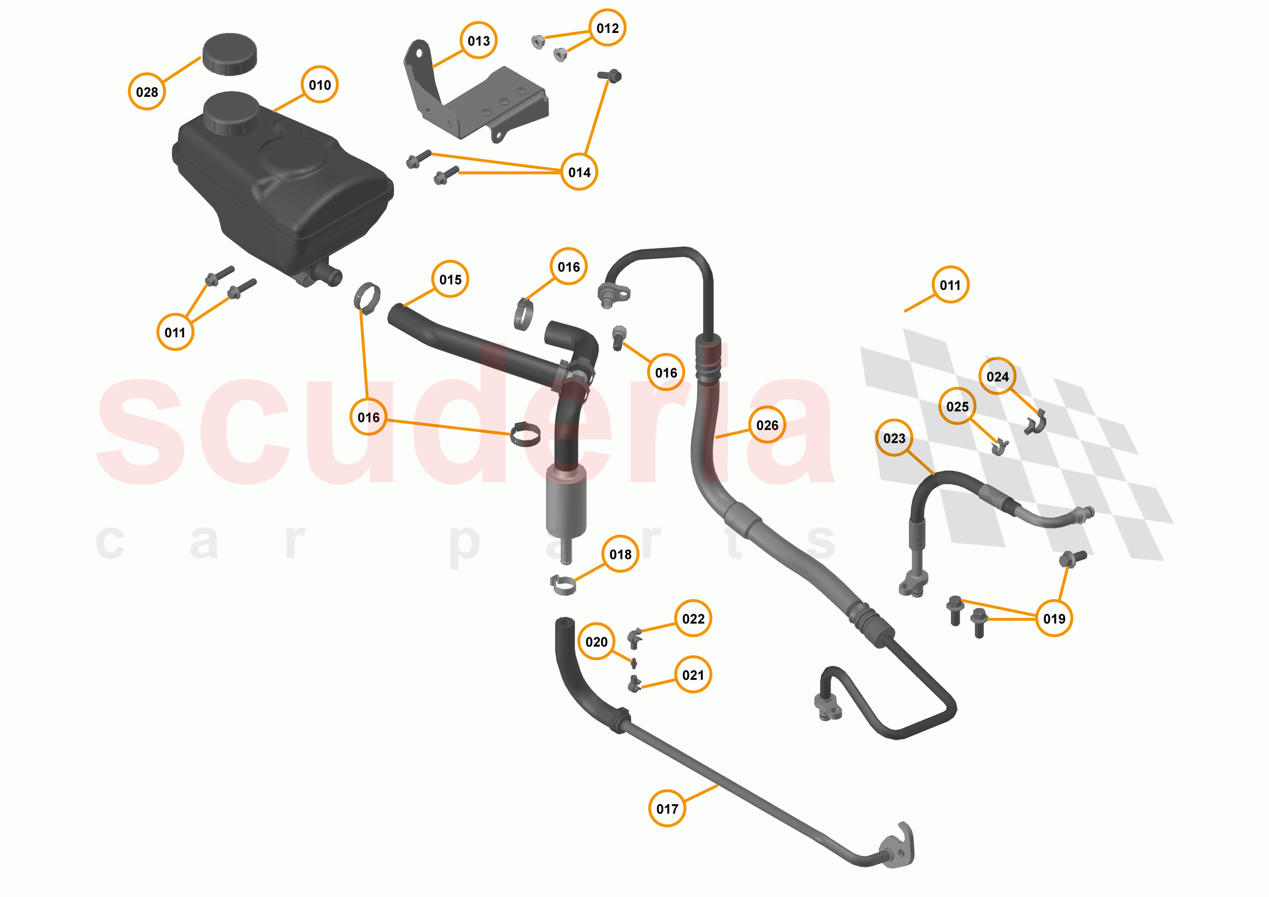 27 - STEERING - 27.1 - STEERING FLUID SYSTEM of McLaren McLaren 720S Coupe