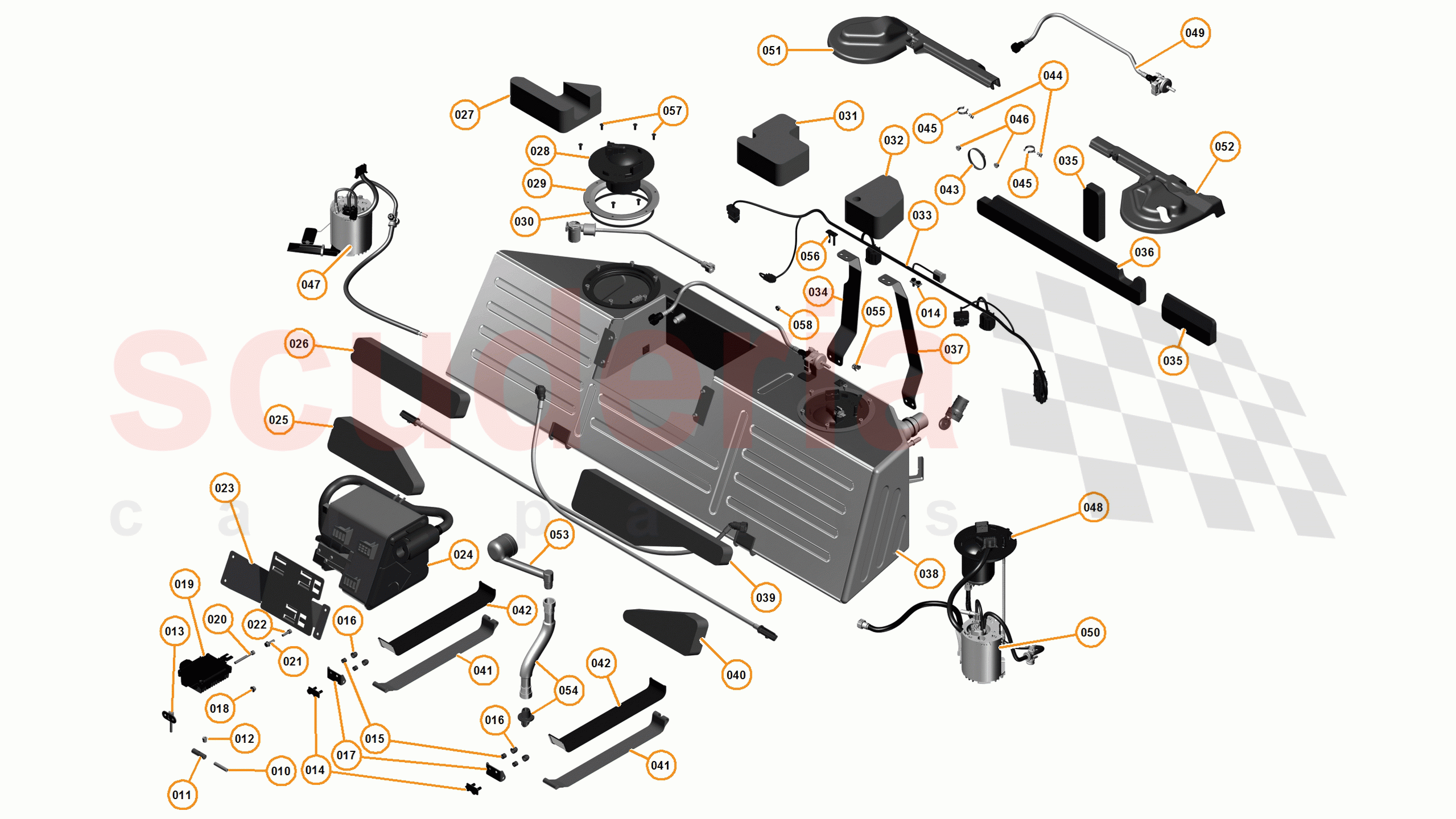 13 - K1 - FUEL SYSTEM - 13.1 - 01 - FUEL TANK of McLaren McLaren 12C Coupe