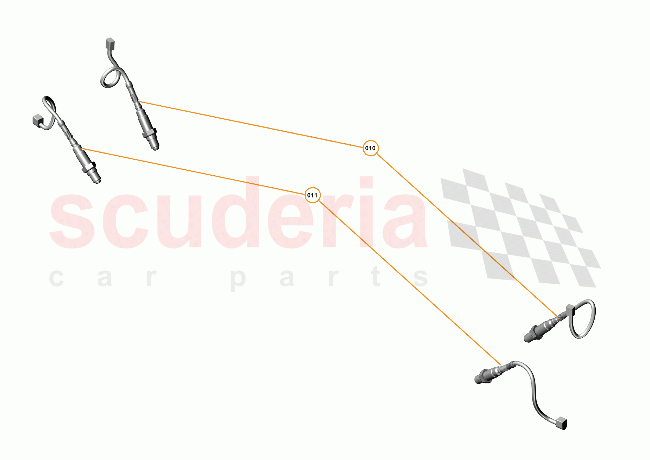 43 - EXHAUST - 43.3 - LAMBDA SENSORS of McLaren McLaren P1 Coupe