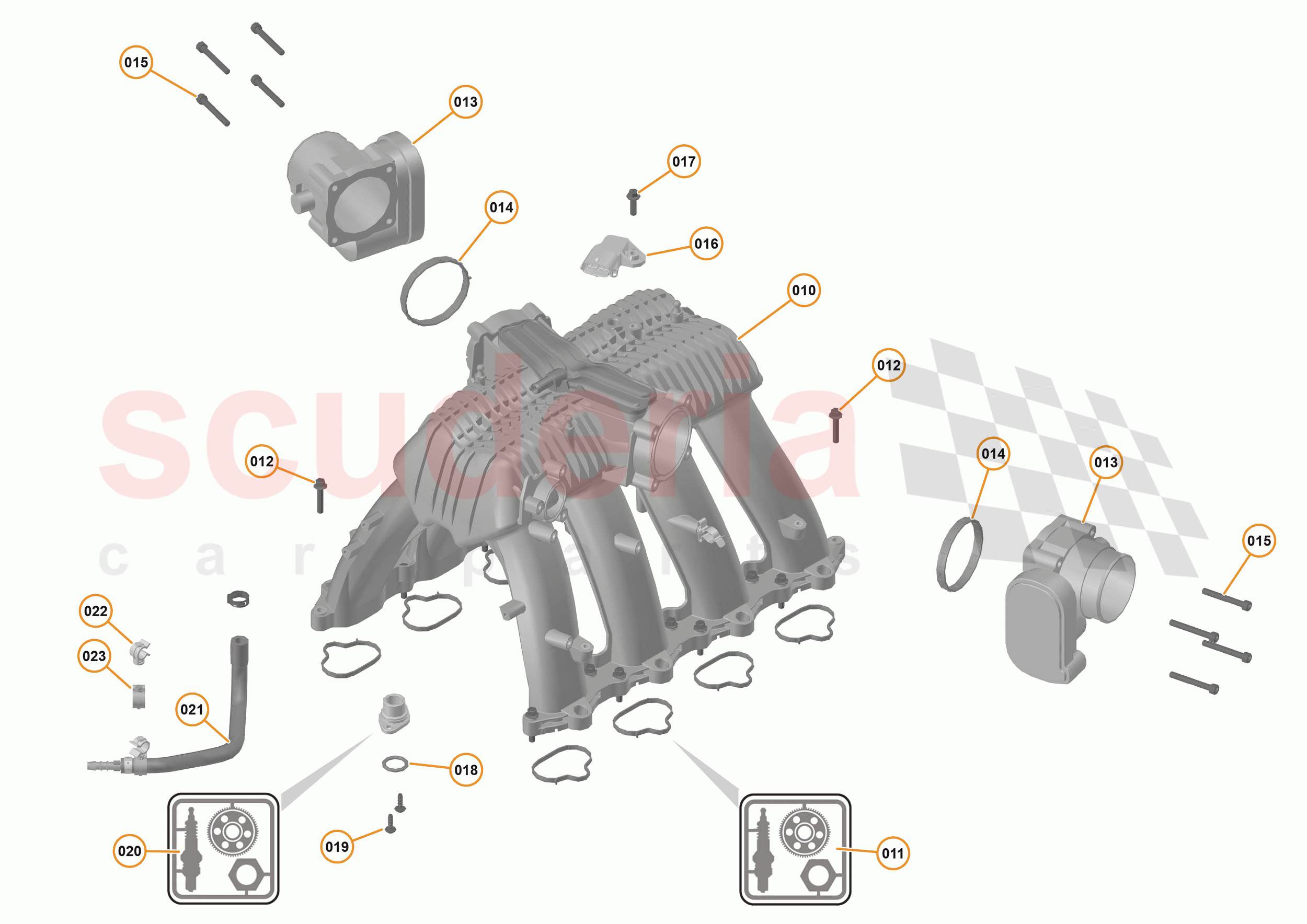 32 - ENGINE - 32.3 - INLET MANIFOLD of McLaren McLaren 570GT