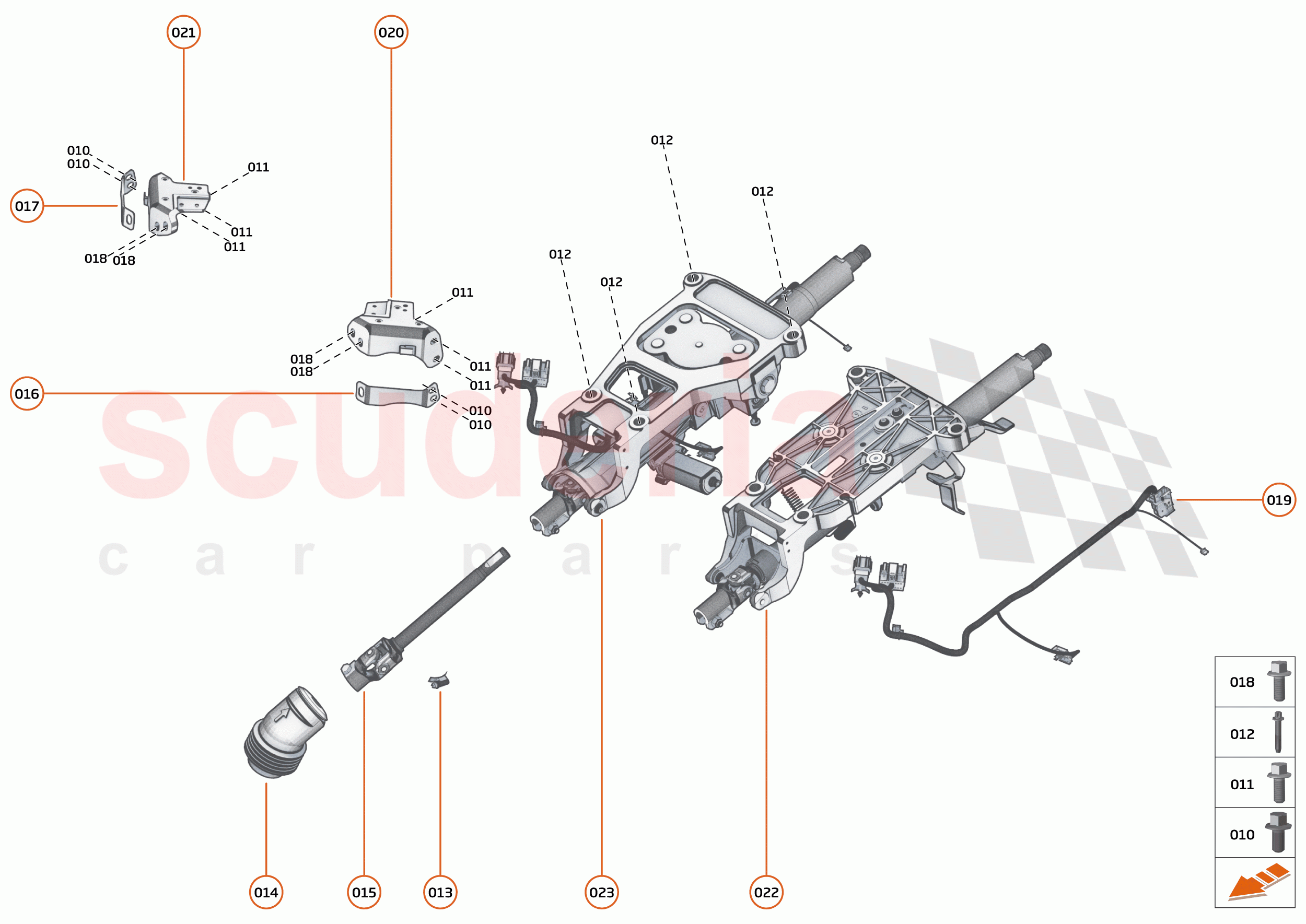 20 - STEERING - 20.4 - STEERING COLUMN of McLaren McLaren GT
