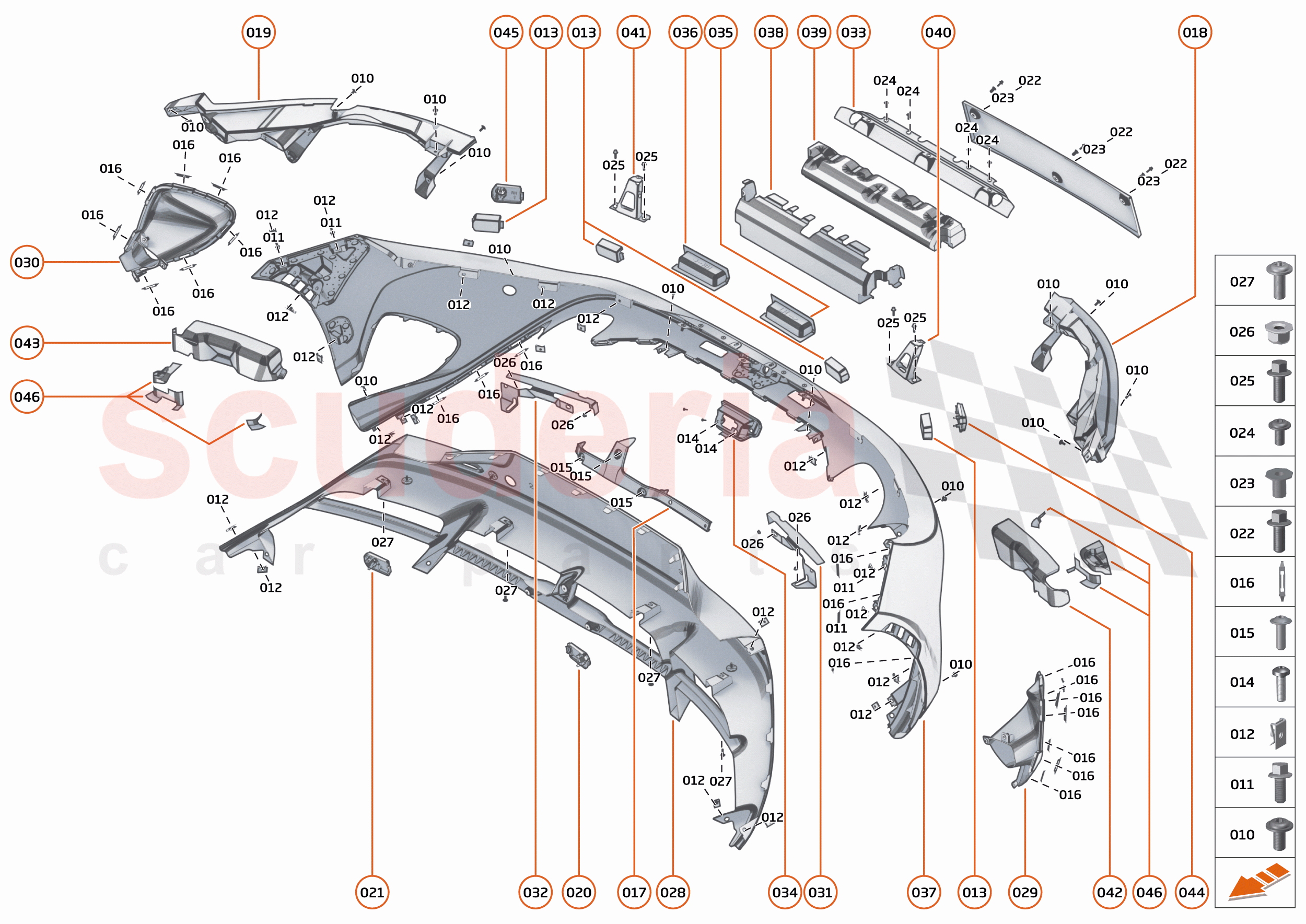 11 - EXTERIOR ORNAMENTATION - 11.8 - REAR BUMPER of McLaren McLaren 750S Spider