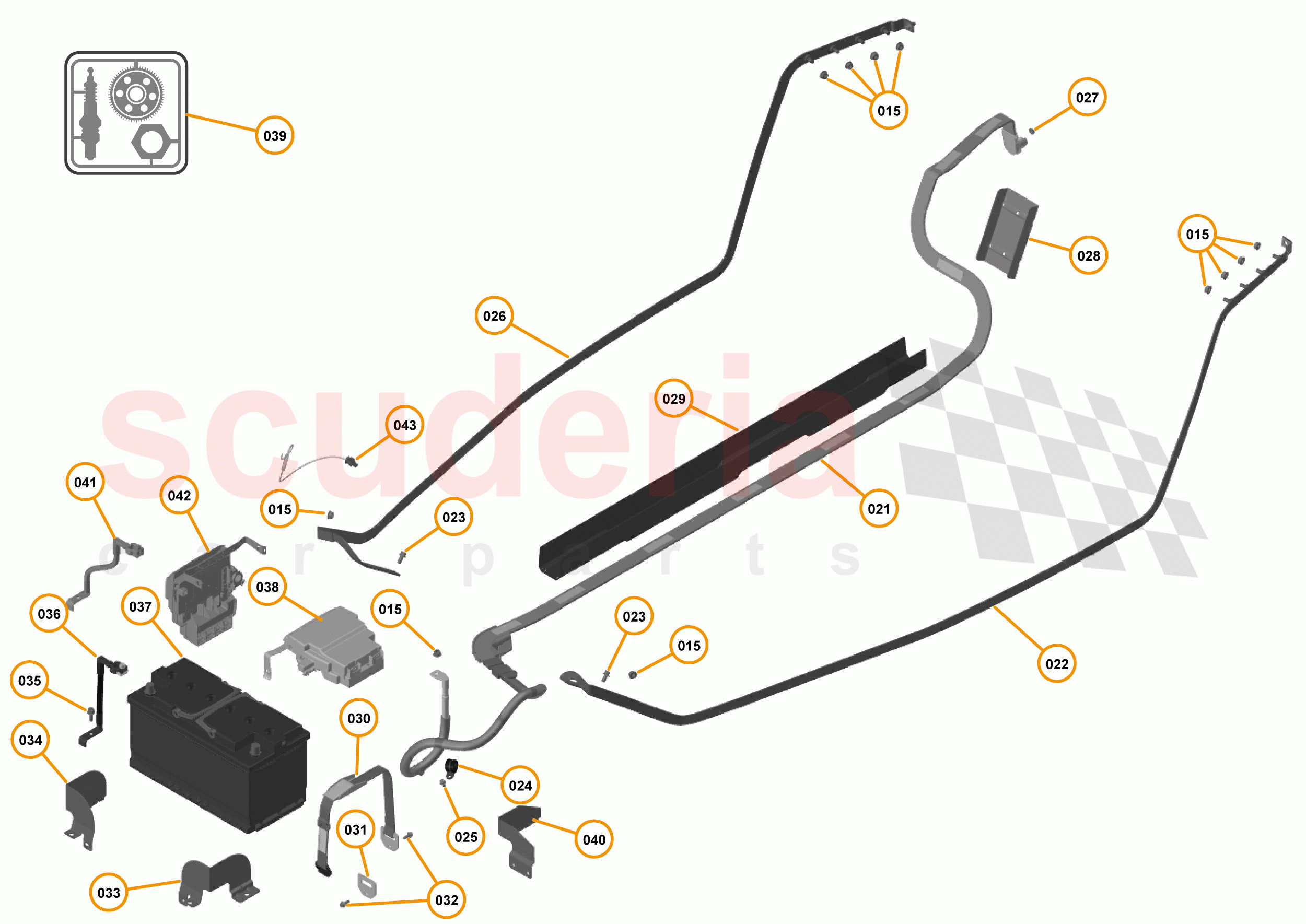 23 - M1 - ELECTRICAL DISTRIBUTION - 23.1 - 01 - ELECTRICAL DISTRIBUTION - POWER DISTRIBUTION of McLaren McLaren 625C Coupe