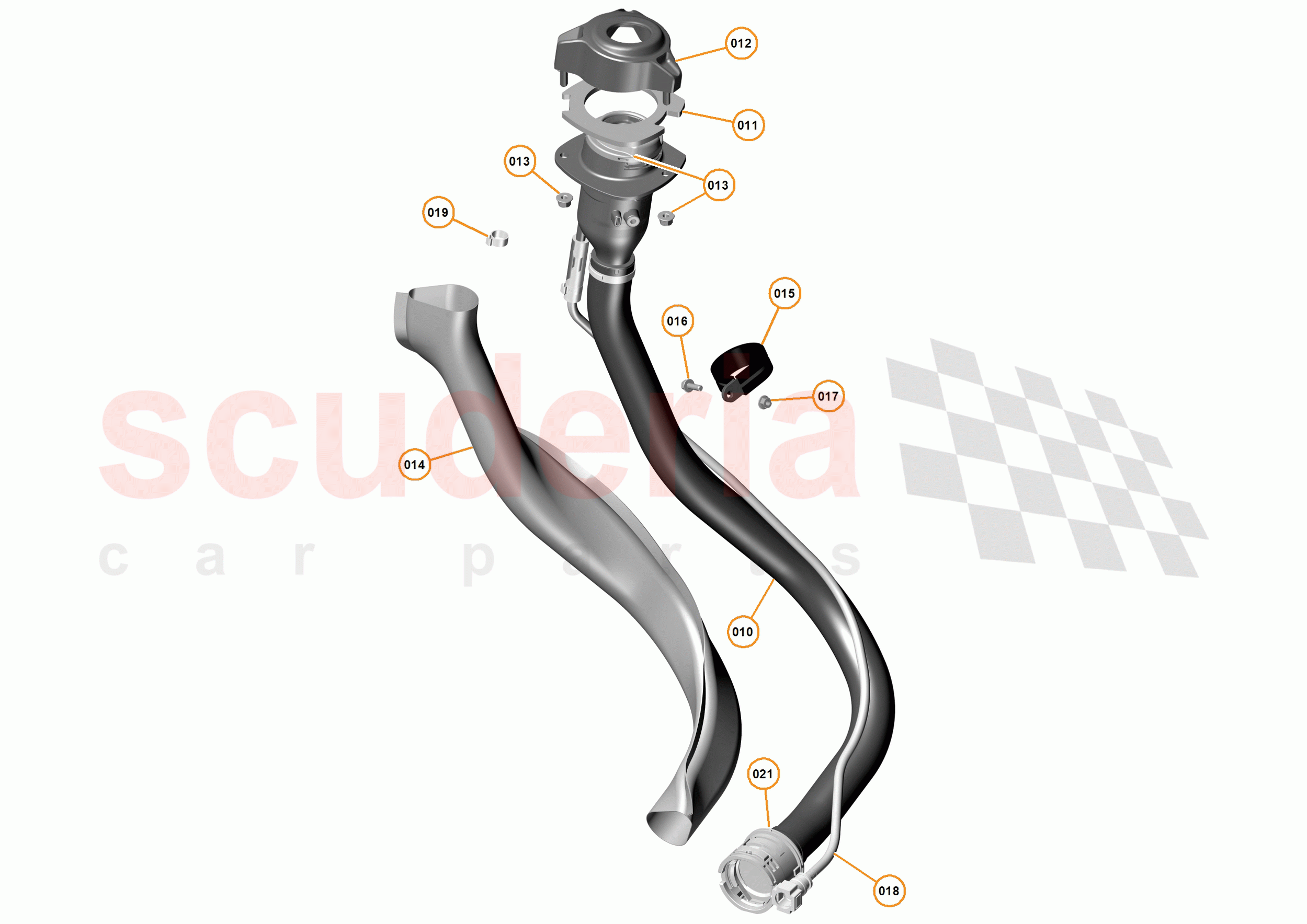 26 - FUEL TANK - 26.3 - FUEL FILLER NECK of McLaren McLaren P1 Coupe