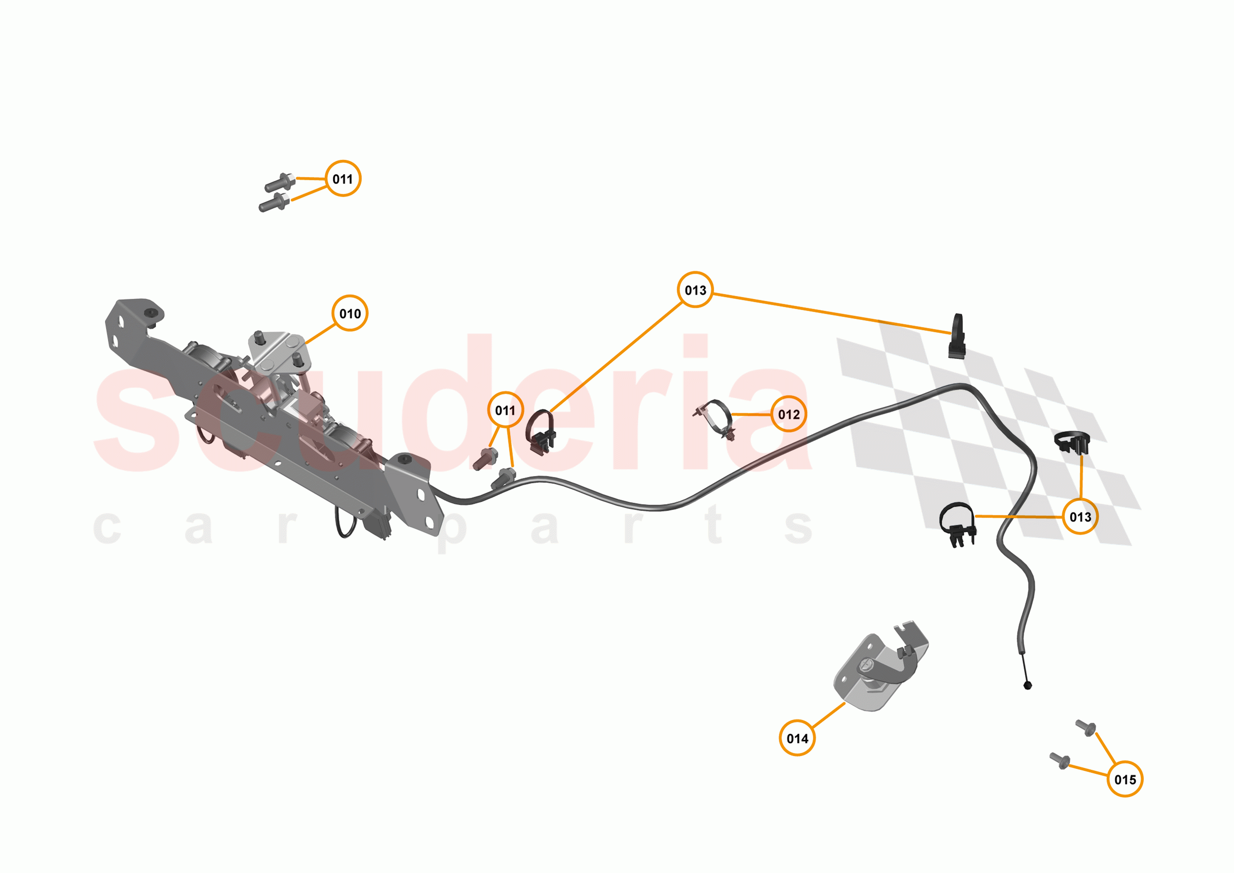 7 - CLOSURES - 7.3 - BONNET LATCH of McLaren McLaren 720S Coupe