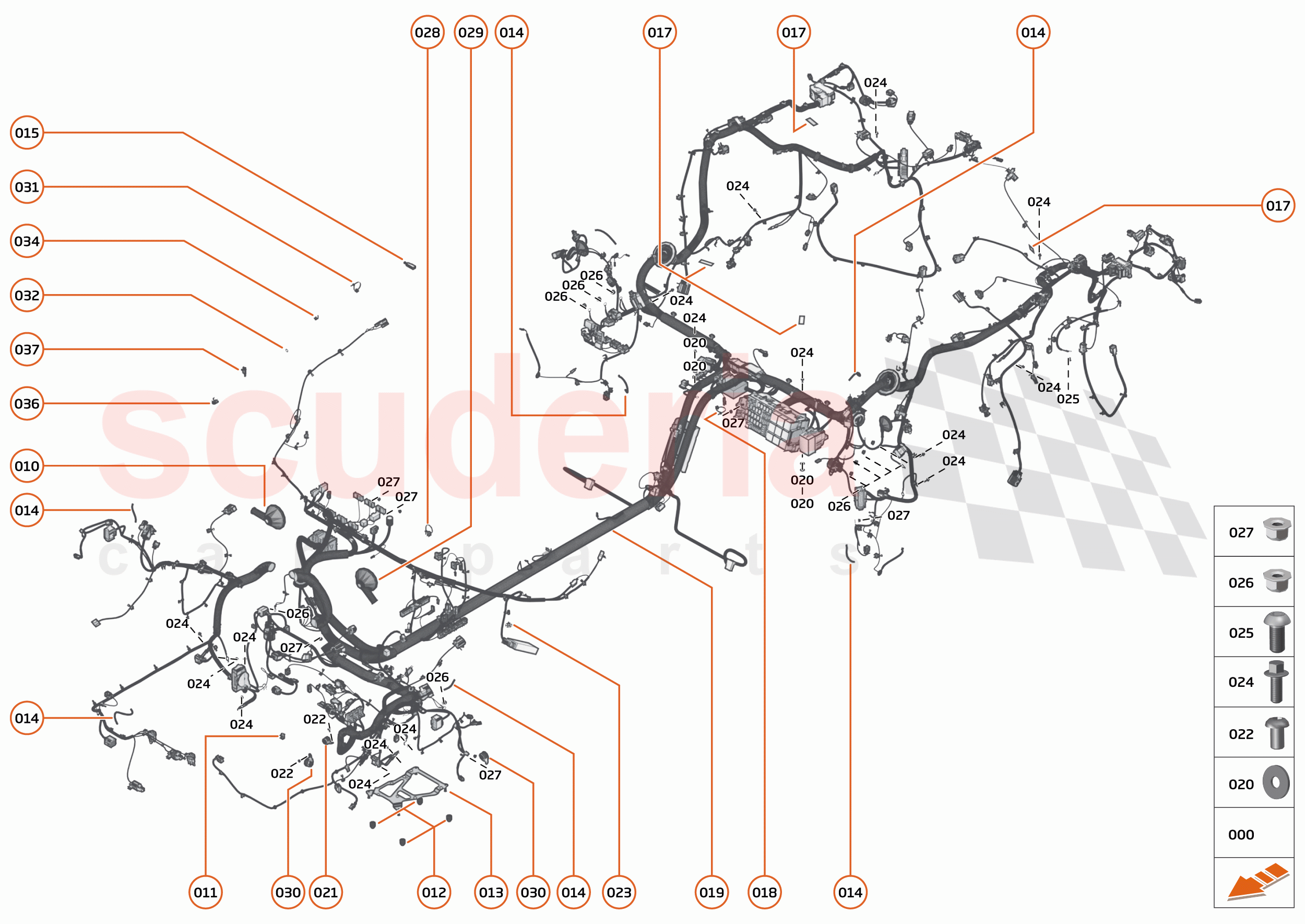 43 - WIRING HARNESS - 43.2 - BODY WIRING HARNESS of McLaren McLaren 600LT Spider