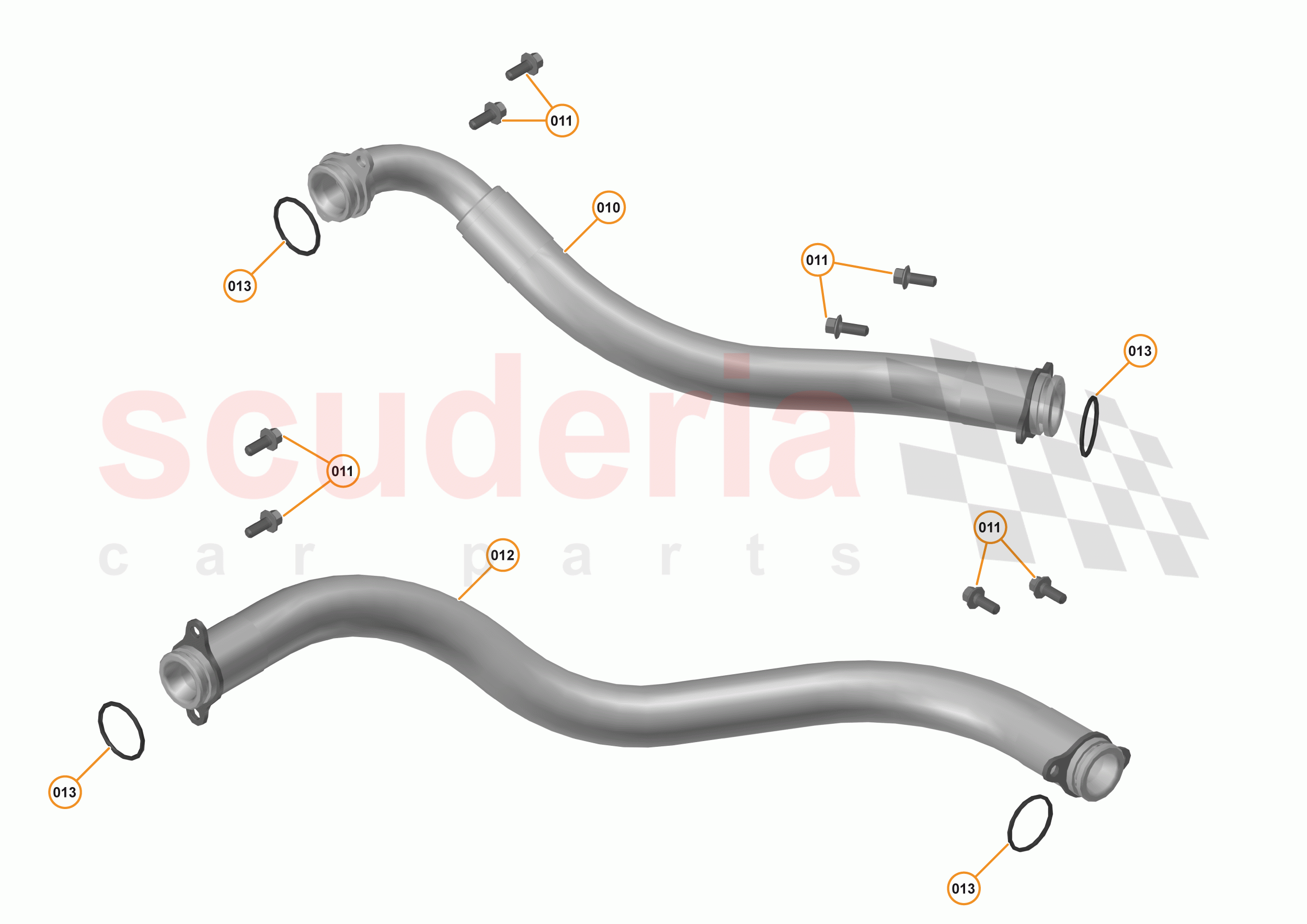 36 - ENGINE OIL SYSTEM - 36.2 - ENGINE OIL FEED AND RETURN HOSES of McLaren McLaren 720S Coupe