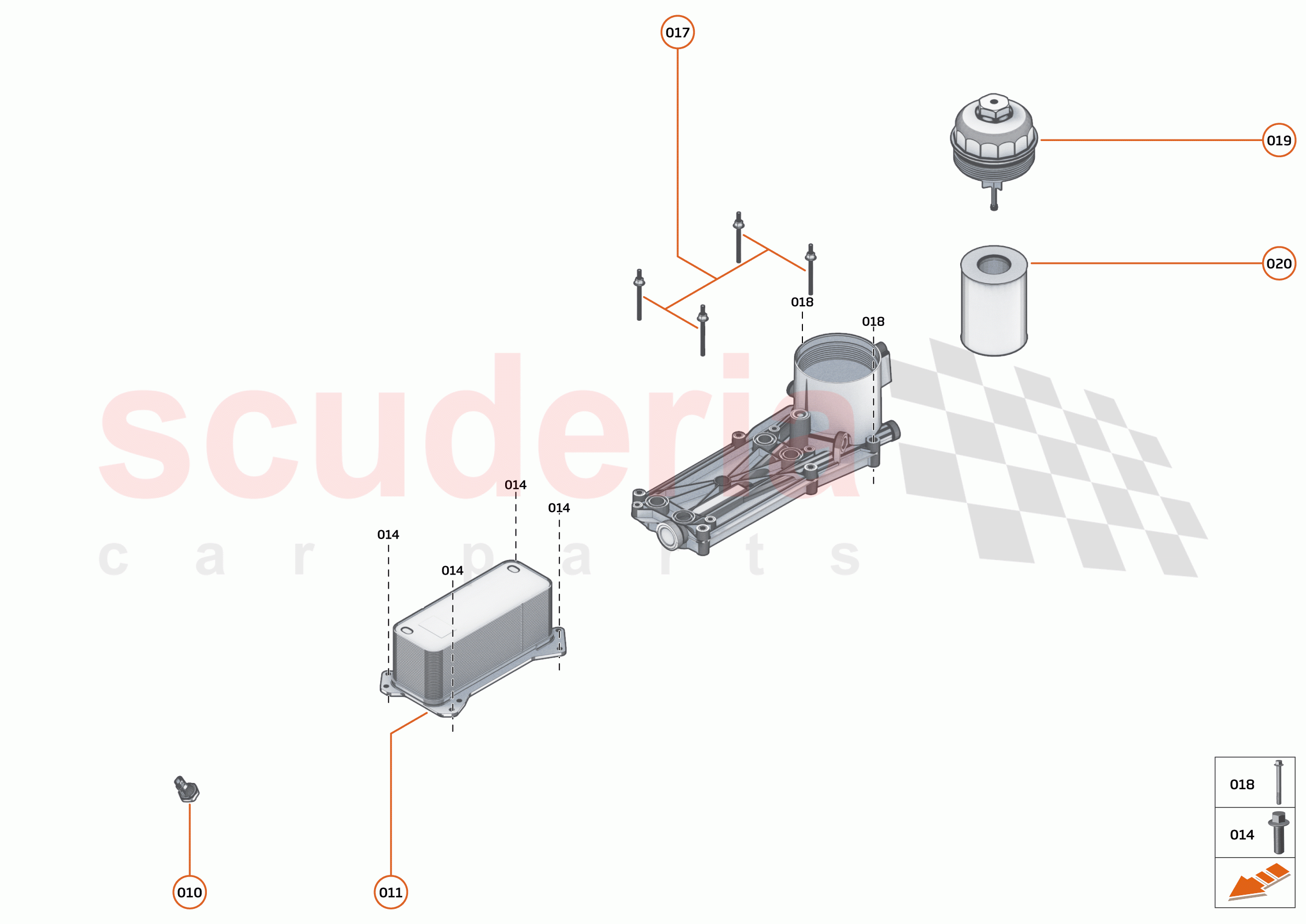 34 - ENGINE - 34.2 - OIL FILTER ASSEMBLY & COOLER of McLaren McLaren 765LT