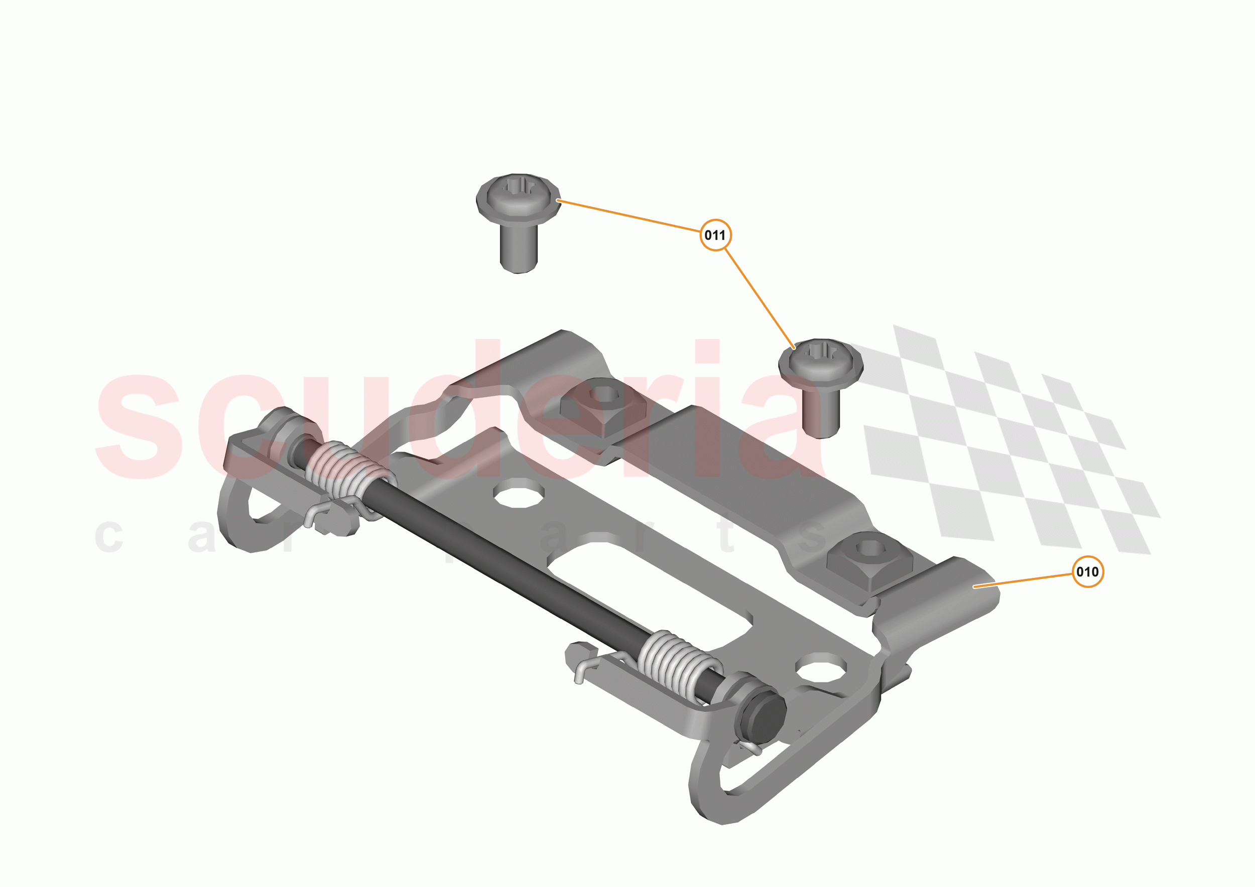 6 - CLOSURES - 6.9 - TAILGATE / ENGINE COVER HINGE of McLaren McLaren 570S Spider