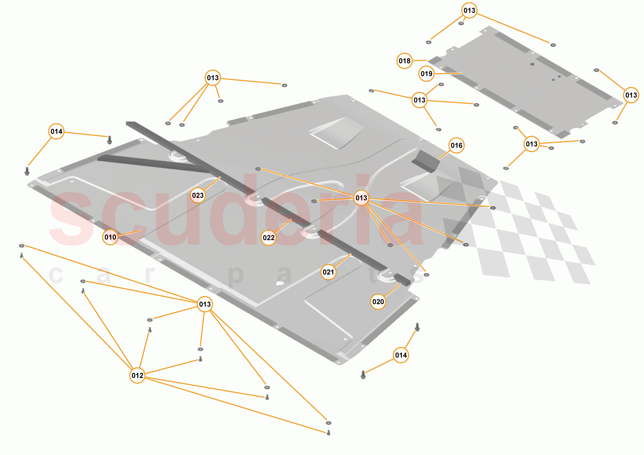 4 - FLOORS - 4.2 - REAR STRUCTURAL FLOORS of McLaren McLaren 570S Spider