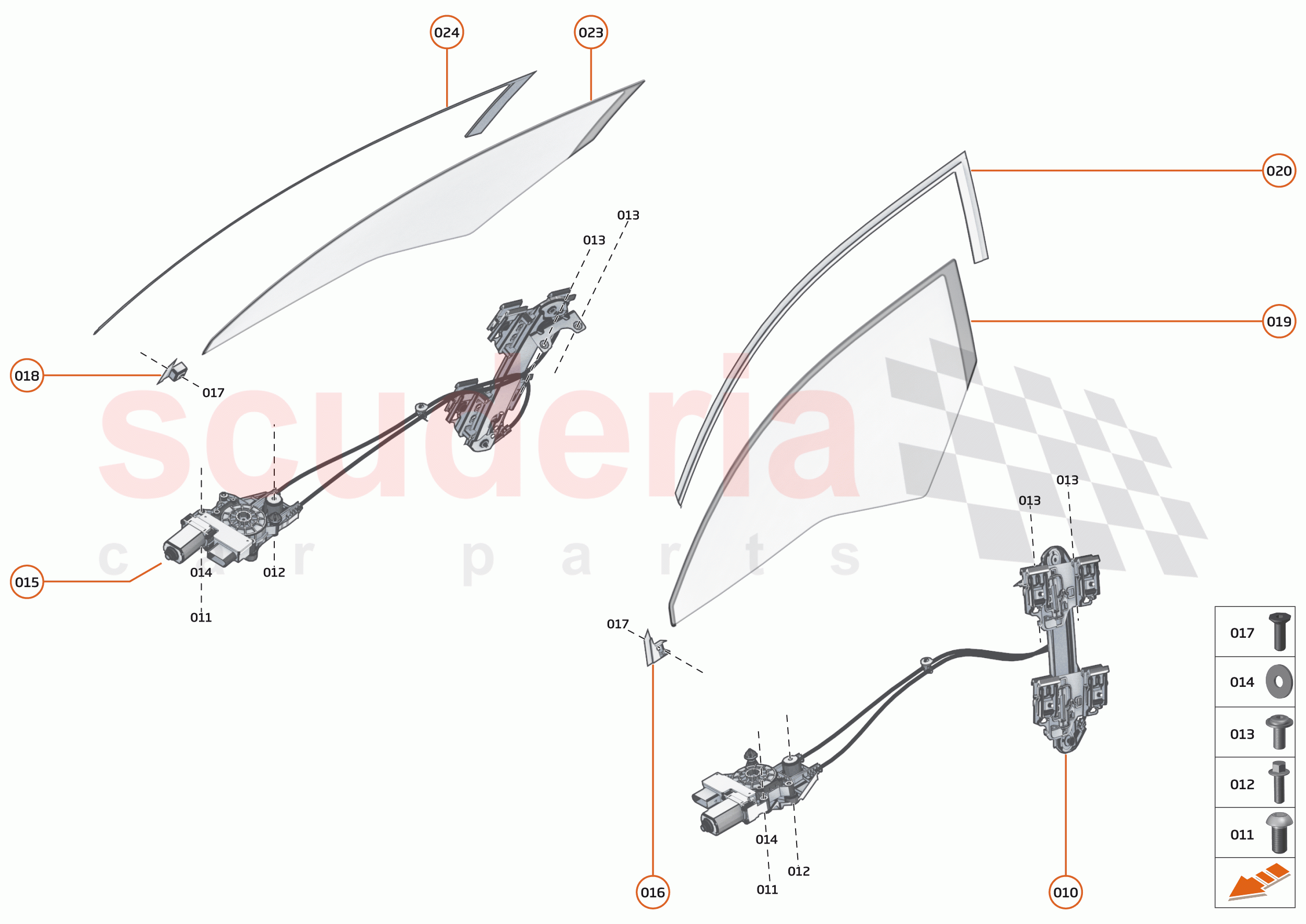 9 - GLAZING CLOSURES - 9.3 - DOOR GLAZING - DYNAMIC of McLaren McLaren Senna